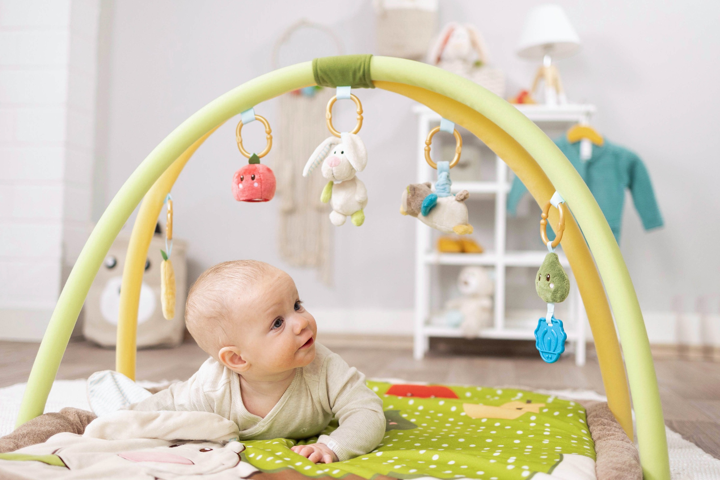Nici Baby Gym »My First NICI Kollektion, 3-D Activity-Decke«, mit Spielkissen Hase und Eule