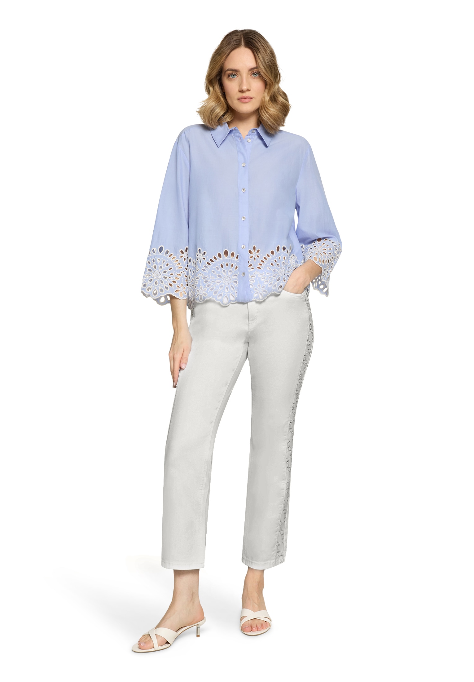 Cartoon Webhose »Regular Fit-Jeans mit Lochmuster«