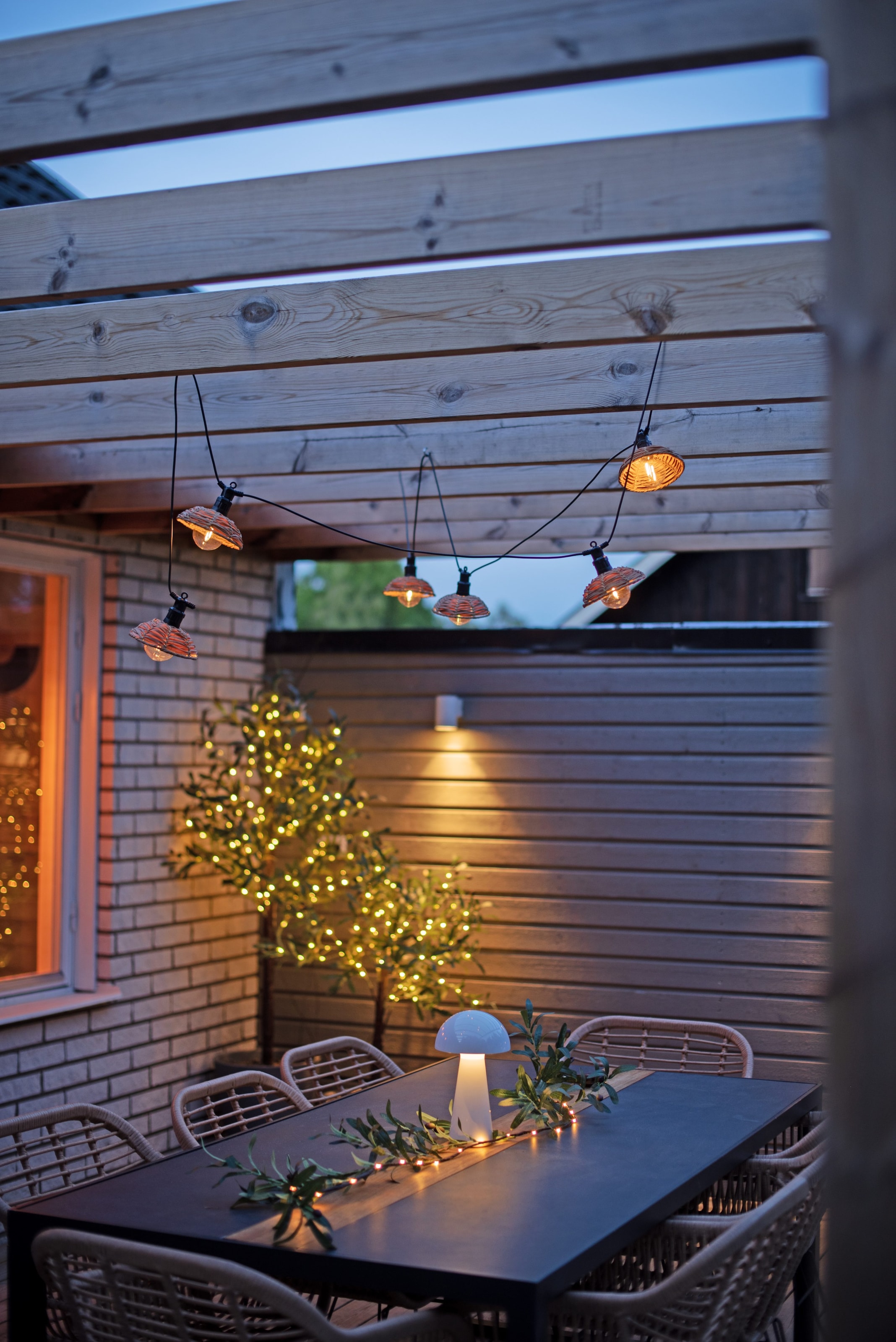 Parforce Traditional Hunting LED-Lichterkette »Cesta Light« 6 Stk.-flammig ca. 3,5 m lang + 3 m Zuleitung, Trafo, outdoor