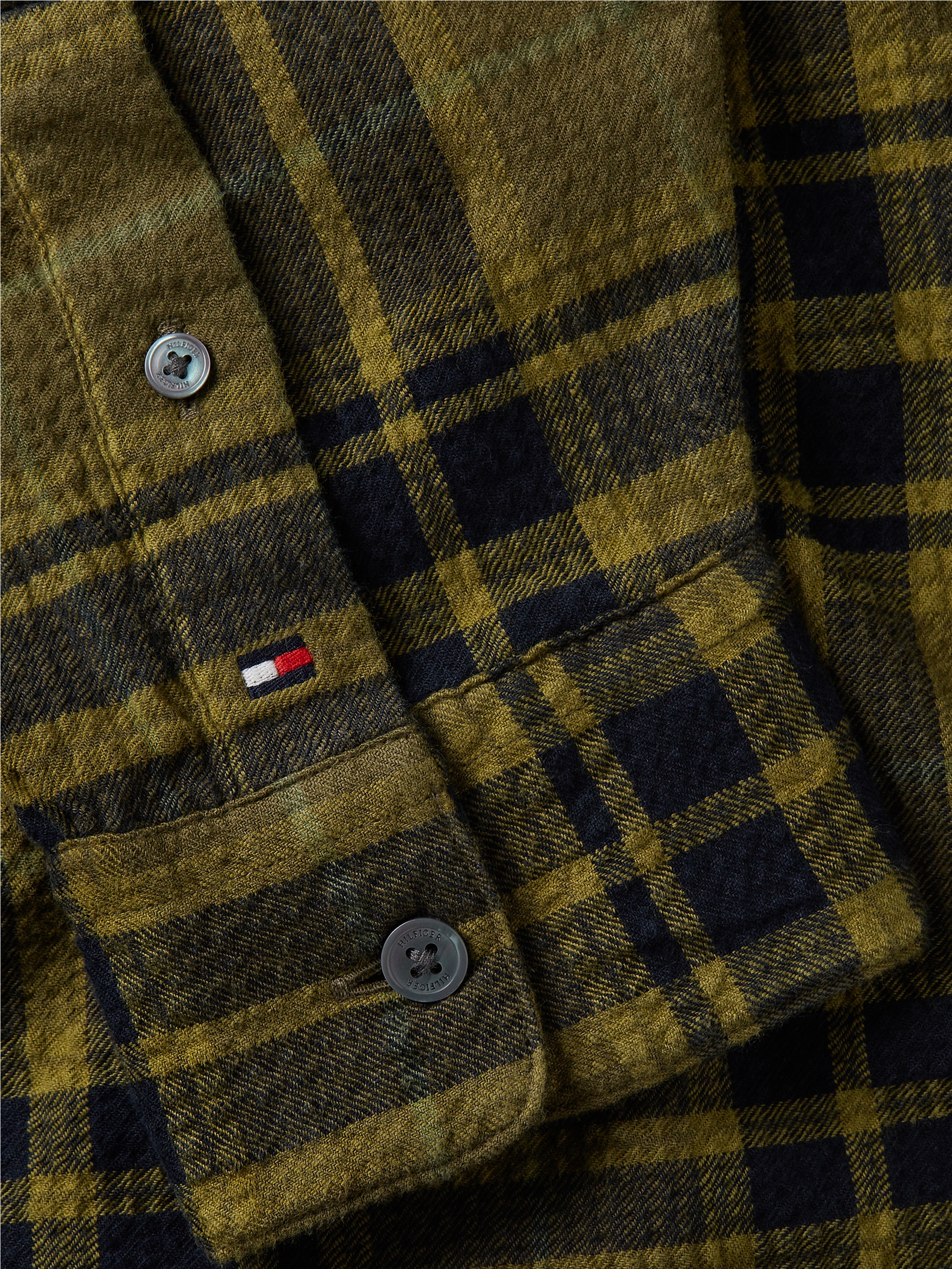 Tommy Hilfiger Langarmhemd »TONAL TARTAN SHIRT«