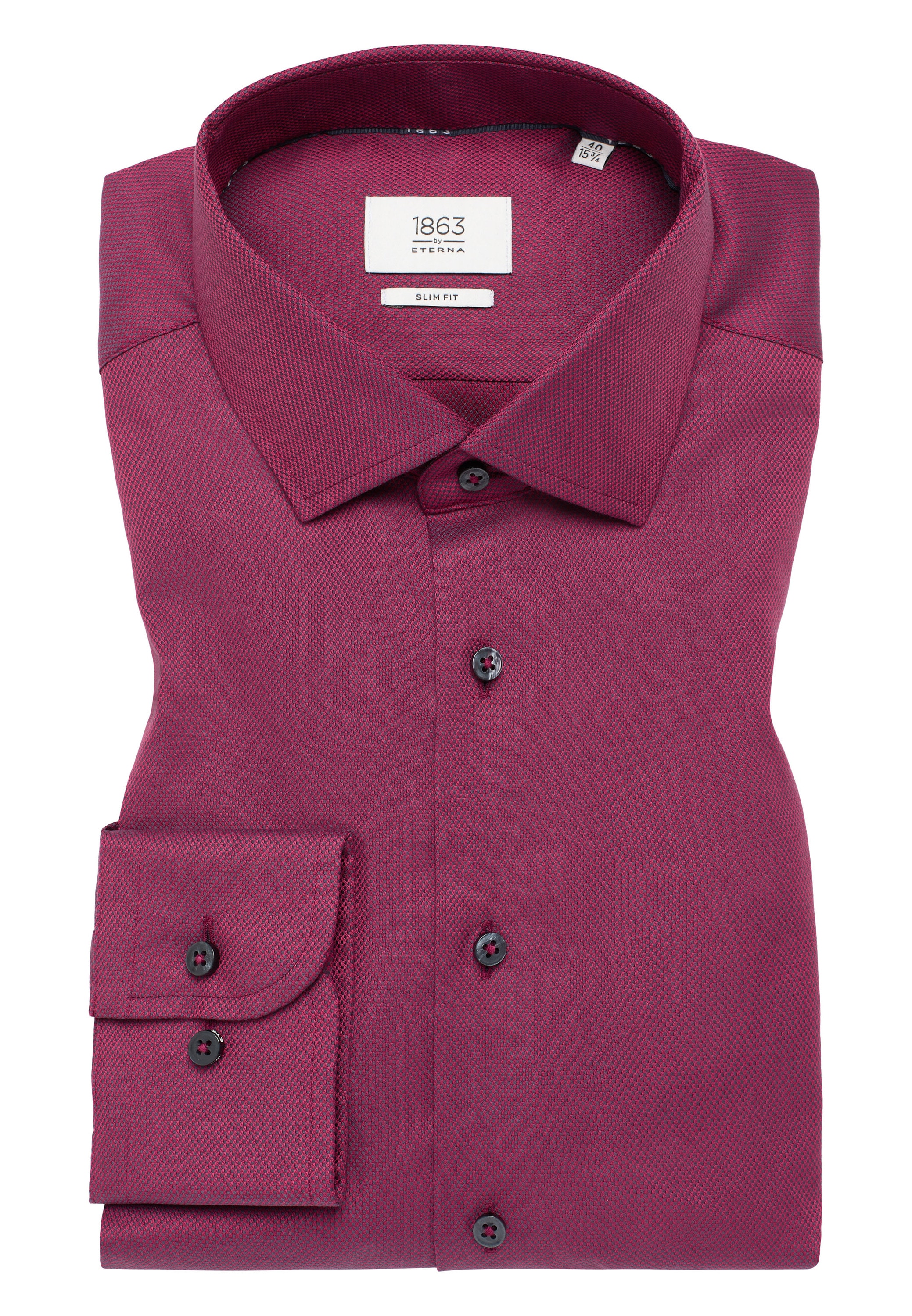 Eterna Langarmhemd »SLIM FIT«, NON IRON (bügelfrei)