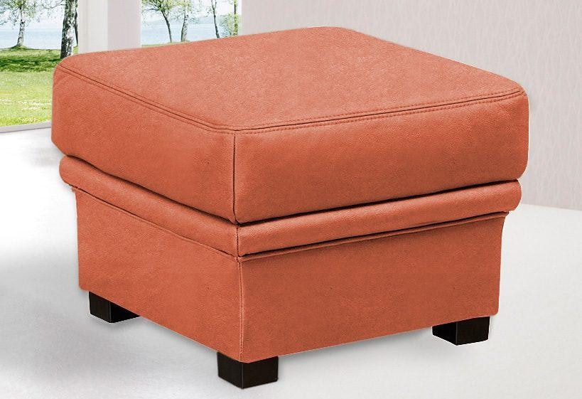 Sit&More Polsterhocker »Savona in orange, Gr�öße B/H/T: 58 cm x 45 cm x 58 cm