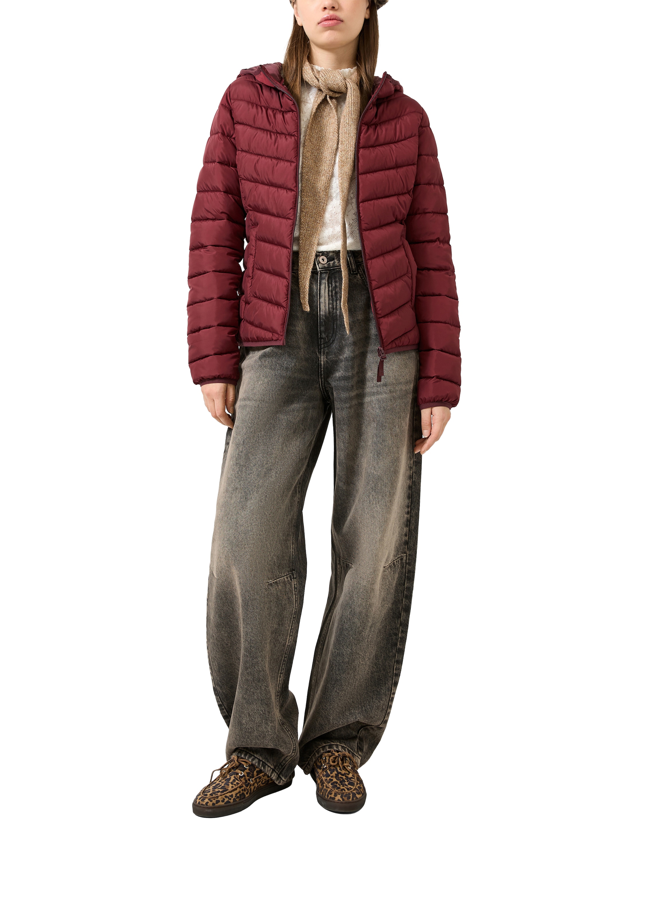QS Steppjacke mit Kapuze Winterjacke mit Kapuze