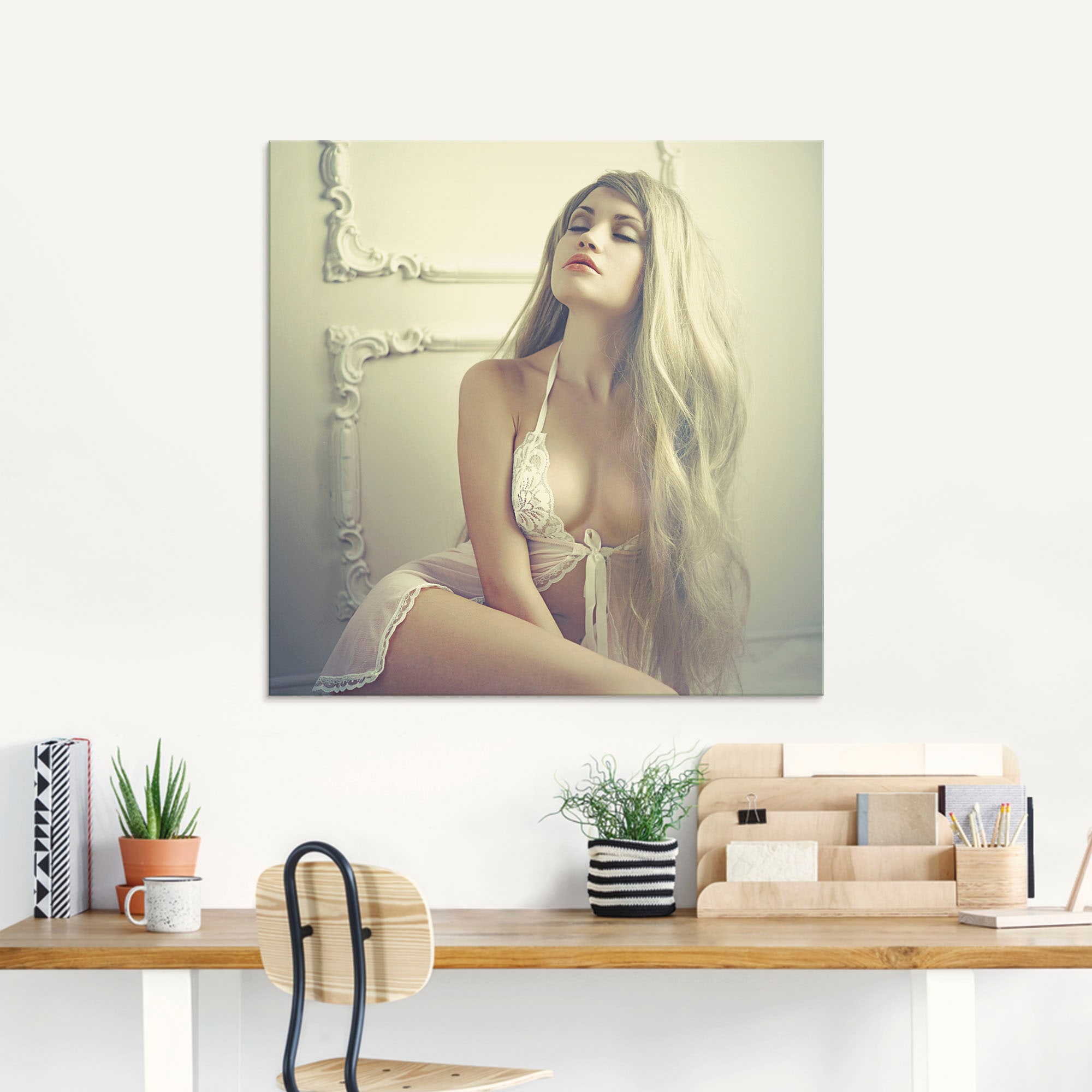 Artland Glasbild »Sinnliches Mädchen II«, Frau, (1 St.), in verschiedenen  Größen im OTTO Online Shop | Poster