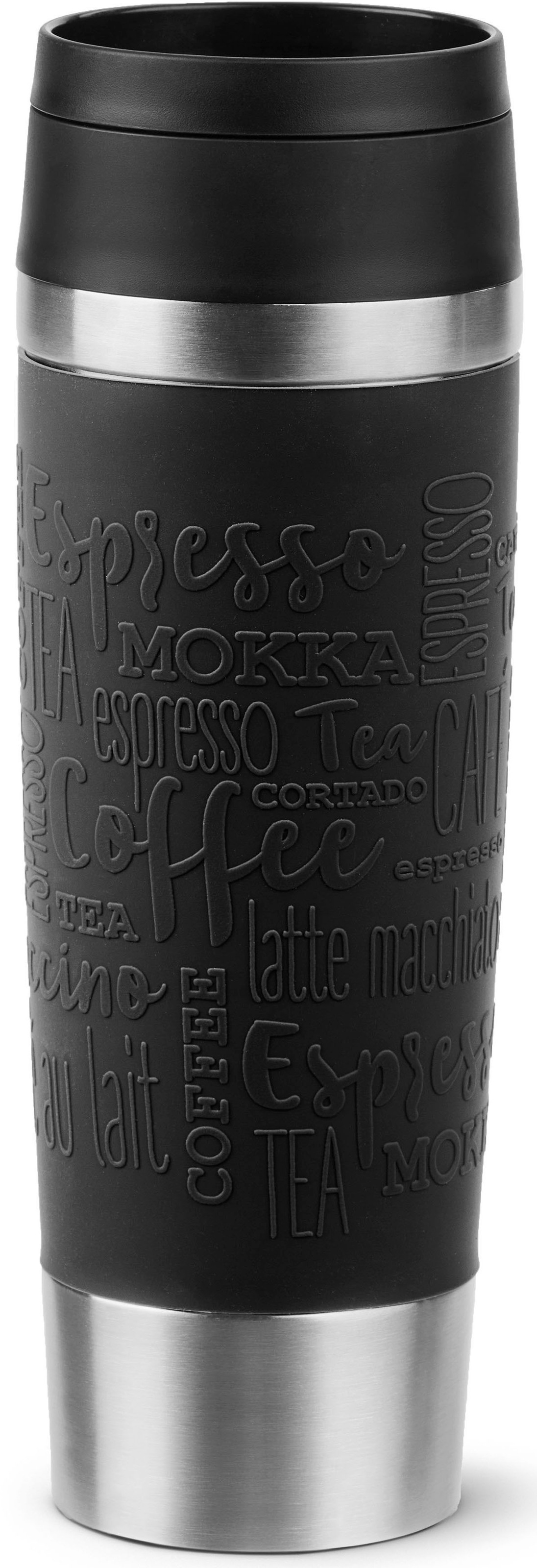 Emsa Thermobecher »Travel Mug Classic in schwarz, Größe Ø 8 cm x 24,2 cm