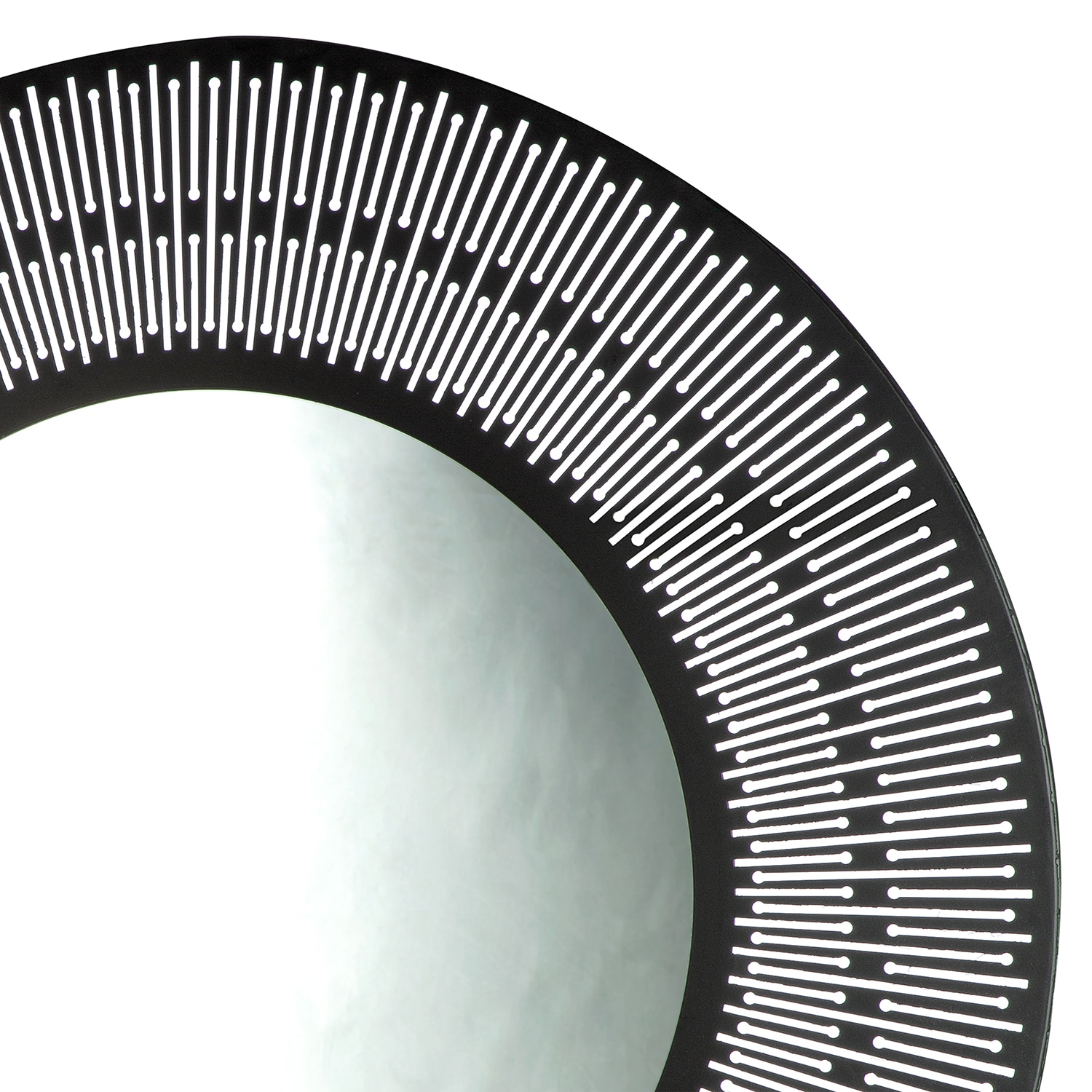 Casablanca by Gilde Wandspiegel »Spiegel rund Como schwarz H. 76 cm«, (1 St.)