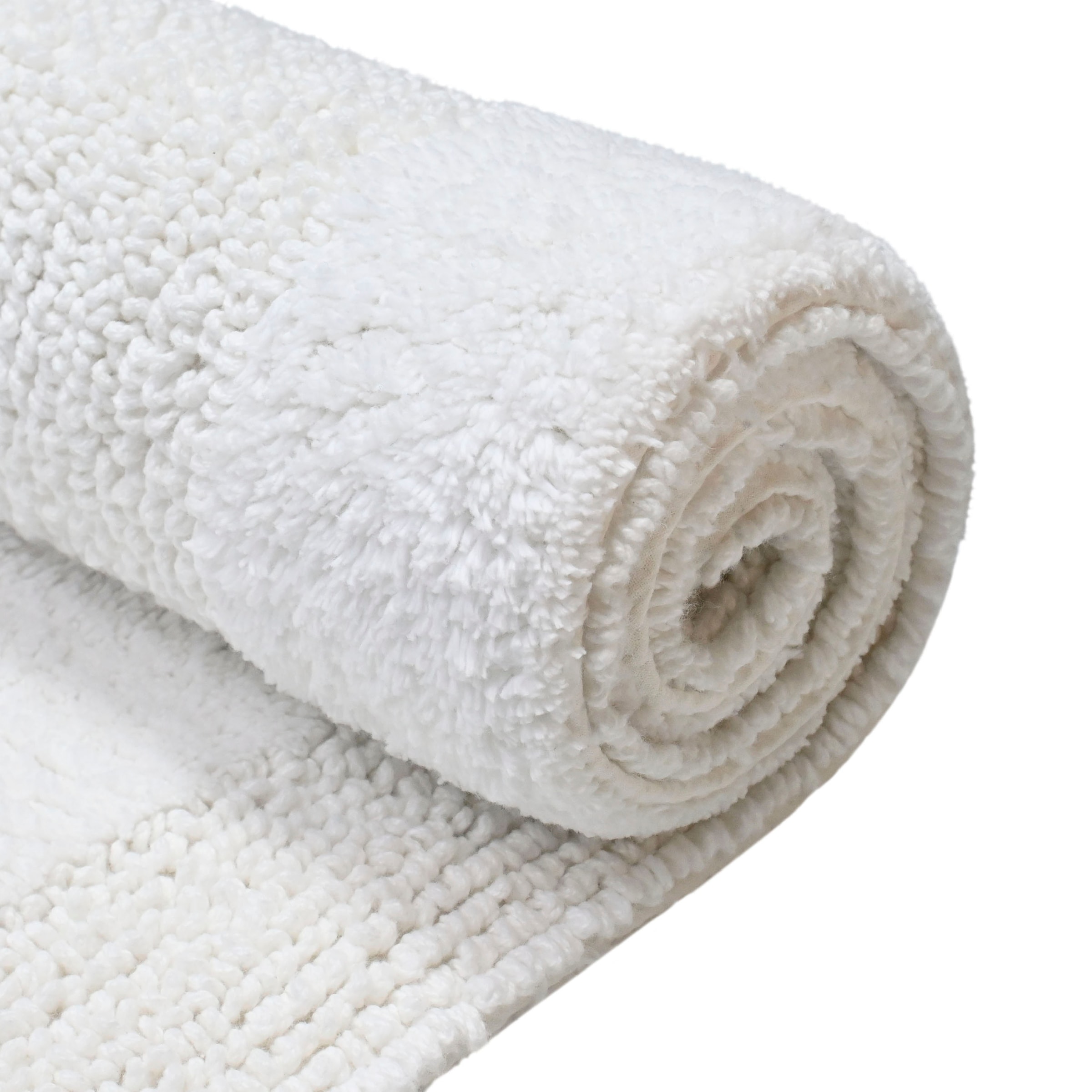 my home Badematte »Kapra, Badvorleger, Badezimmer Teppich« Höhe 14 mm beidseitig nutzbar | fußbodenheizungsgeeignet | strapazierfähig mit Bordüre, Badteppich, Badematte, Baumwolle