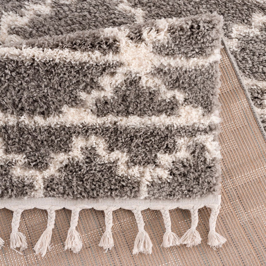 Carpet City Hochflor-Teppich »Pulpy 530«, rechteckig