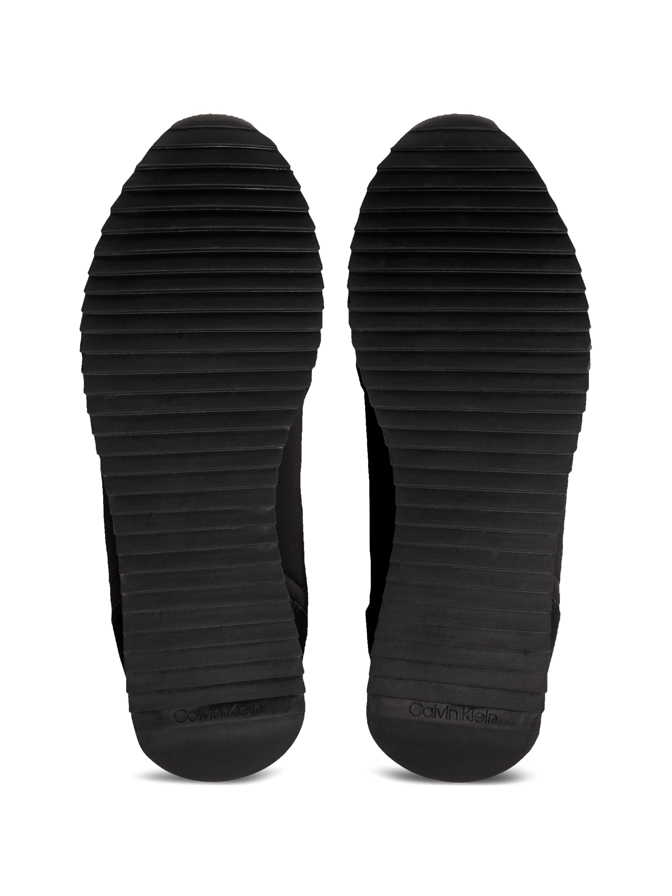 Calvin Klein Jeans Slip-On Sneaker »RETRO RUNNER SOCK LACE UP NY-SU«, Halbschuh, Freizeitsneaker mit CK-Logo und aufgesetzter Schnürung