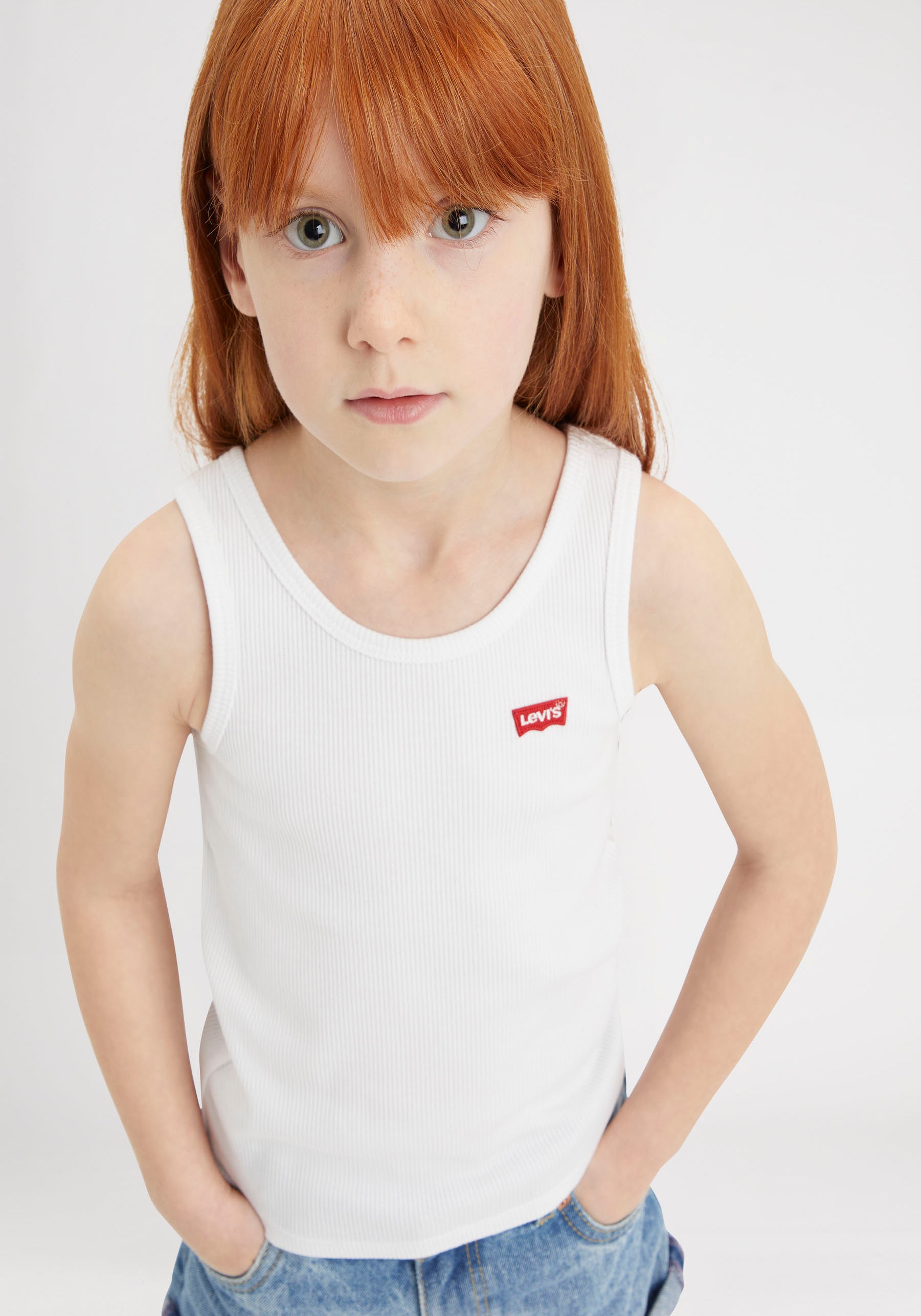 Levi's® Kids Ripptanktop »LVG MEET AND GREET RIBBED TANK«, for GIRLS