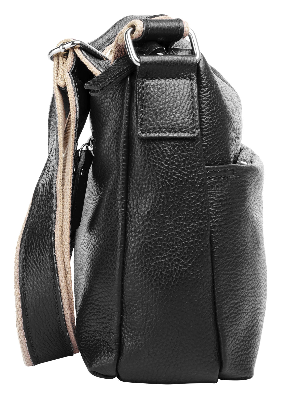 Samantha Look Umhängetasche echt Leder, Made in Italy