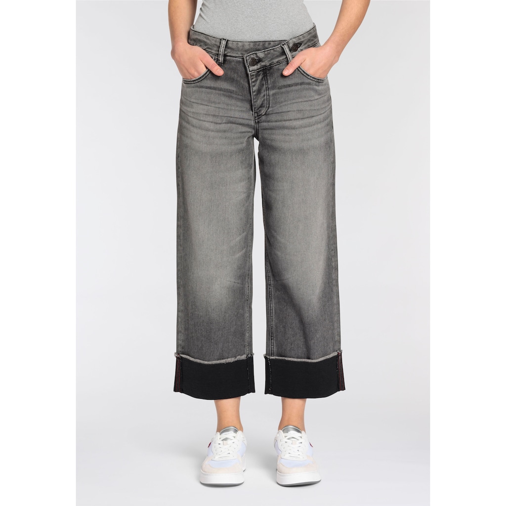 Herrlicher Weite Jeans »Mäze Organic Denim Brushed«