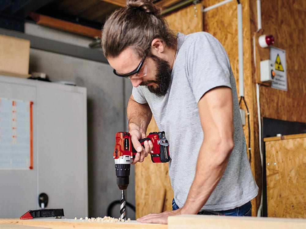 Einhell Akku-Schlagbohrschrauber »Power X-Change TE-CD 18/2 Li-i +64« Set,  inkl. 2 Akkus á 2 Ah, Ladegerät und Aufbewahrungskoffer