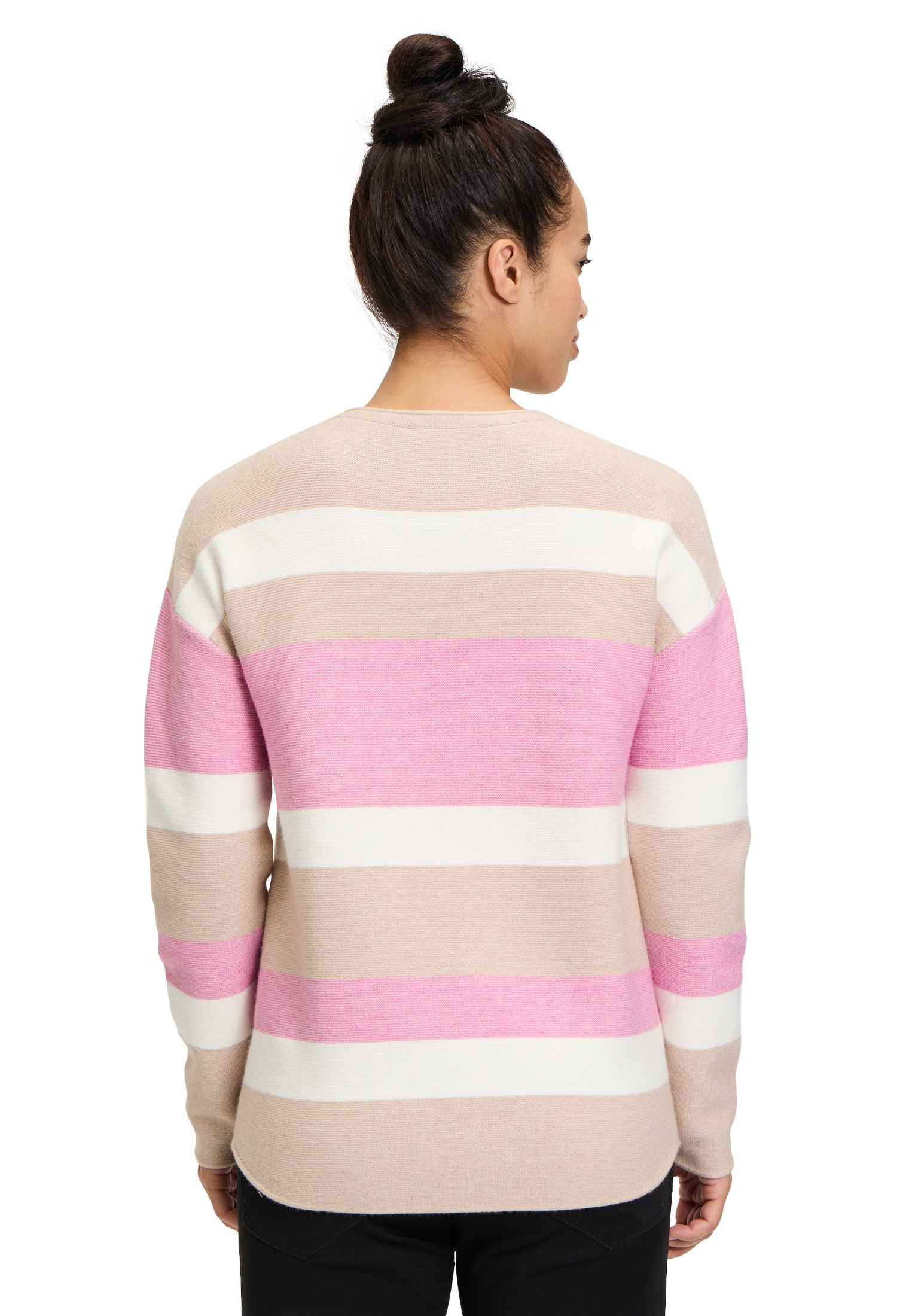 Betty&Co Strickpullover »Strickpullover mit Streifen«