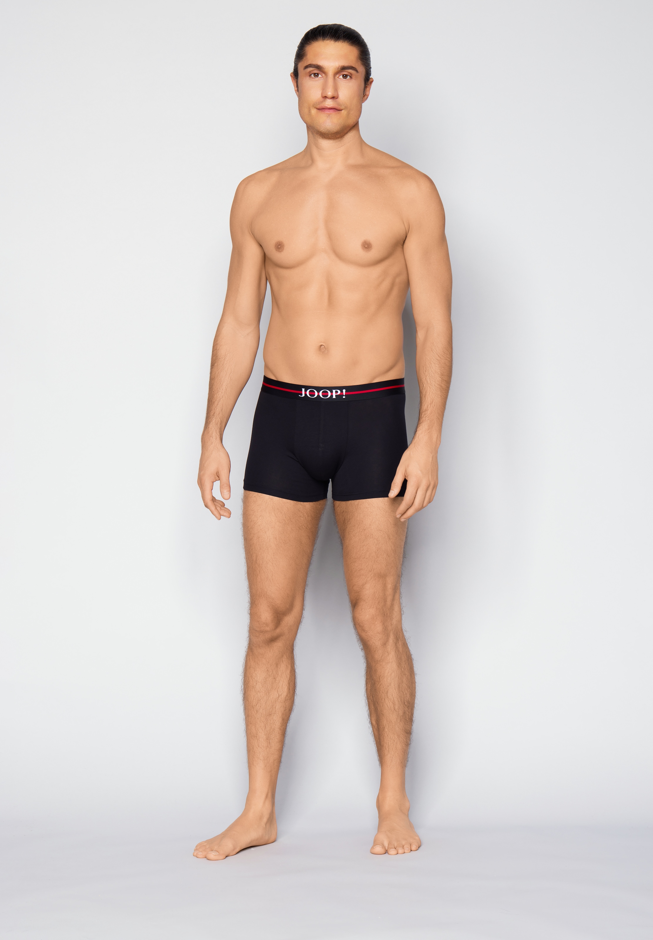 JOOP! Boxershorts »Everyday« 2er Pack,  ohne Eingriff, elastischer Logobund, Baumwollmix