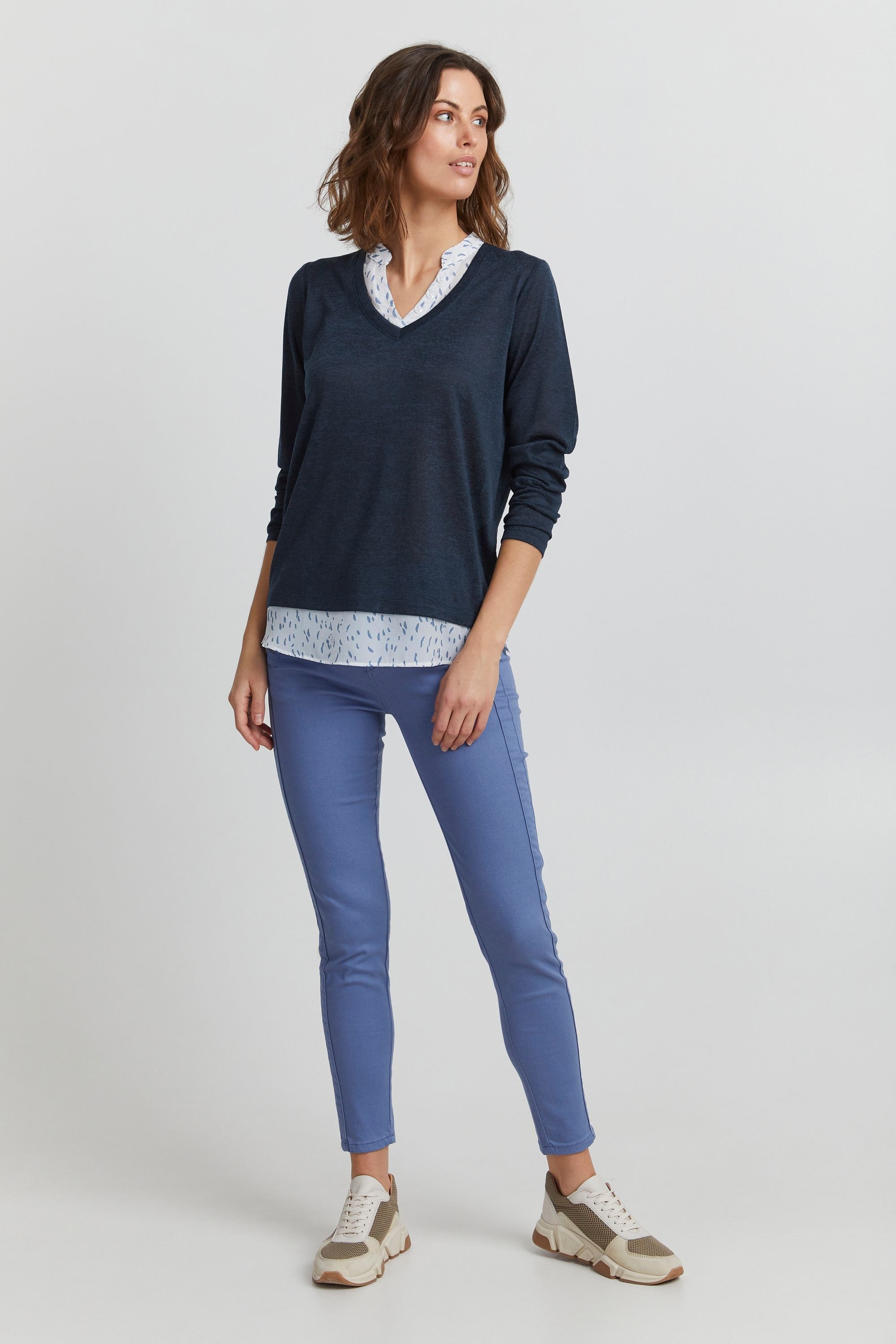 fransa Strickfleece-Pullover »Strickpullover FRFerexan«