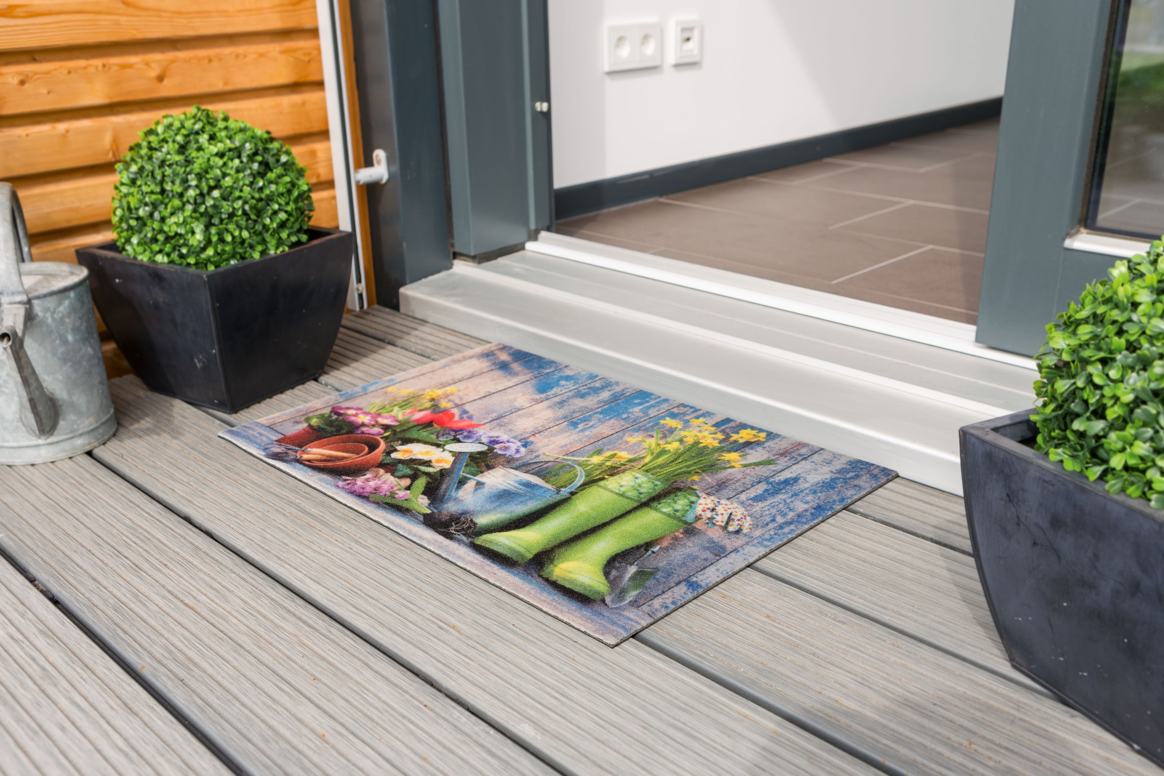 ASTRA Fußmatte »Deco Print 139« rechteckig 6 mm Höhe Sauberlaufmatte, Türmatte, waschbar, Eingangsbereich, rutschfest