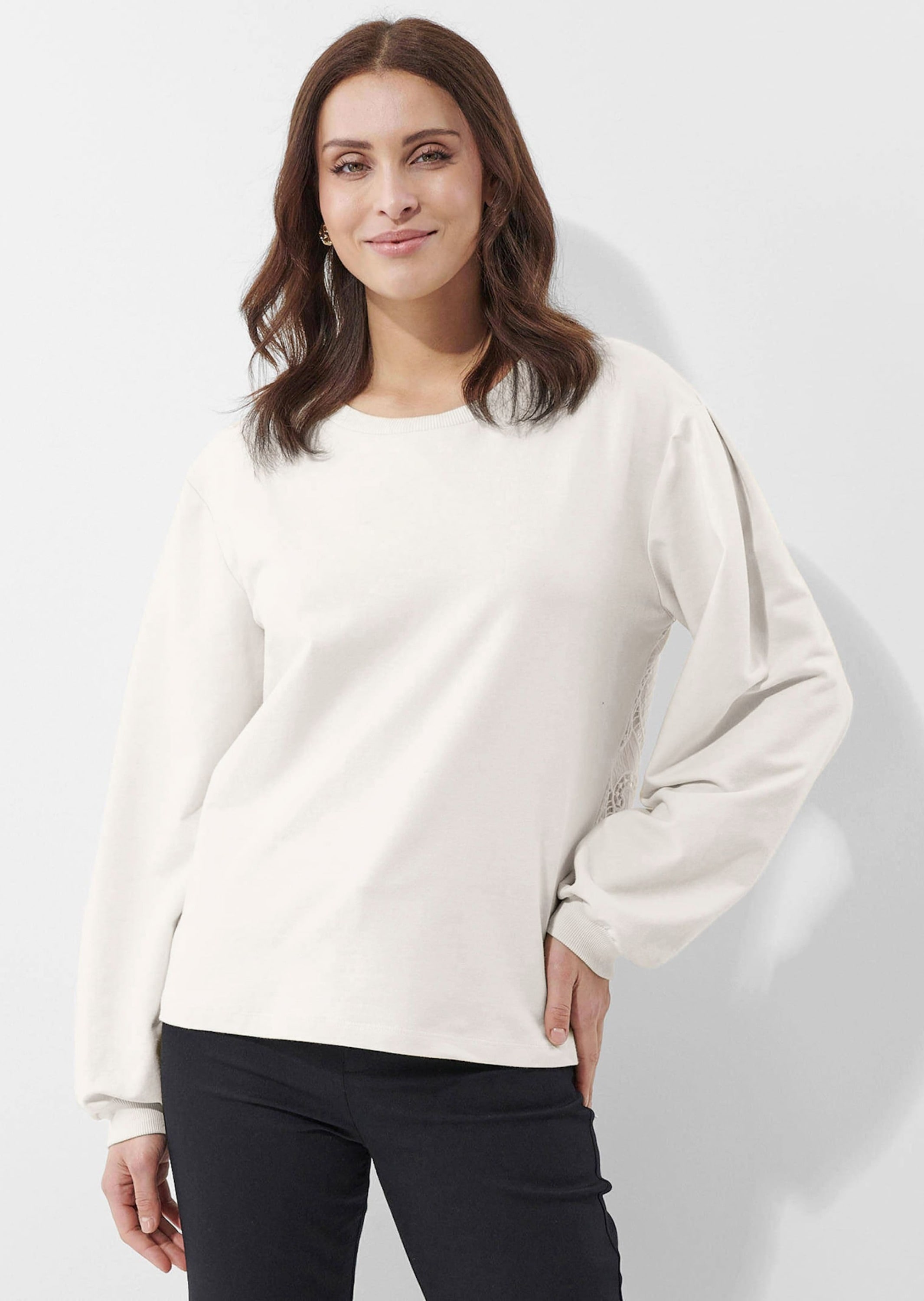 Alba Moda Longpullover »Sweatshirt Sweatshirt«