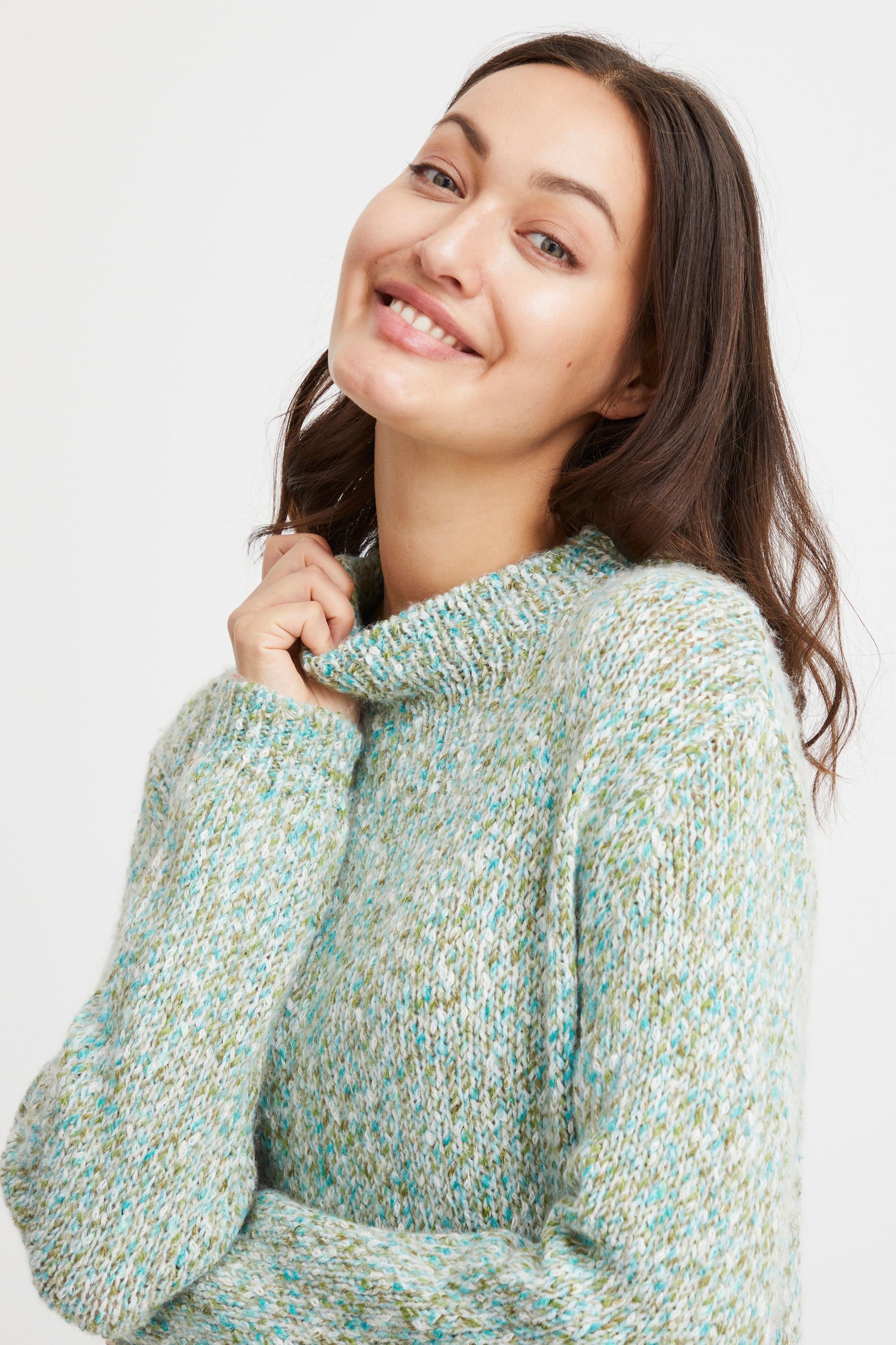fransa Strickfleece-Pullover »Strickpullover FRSpotta«