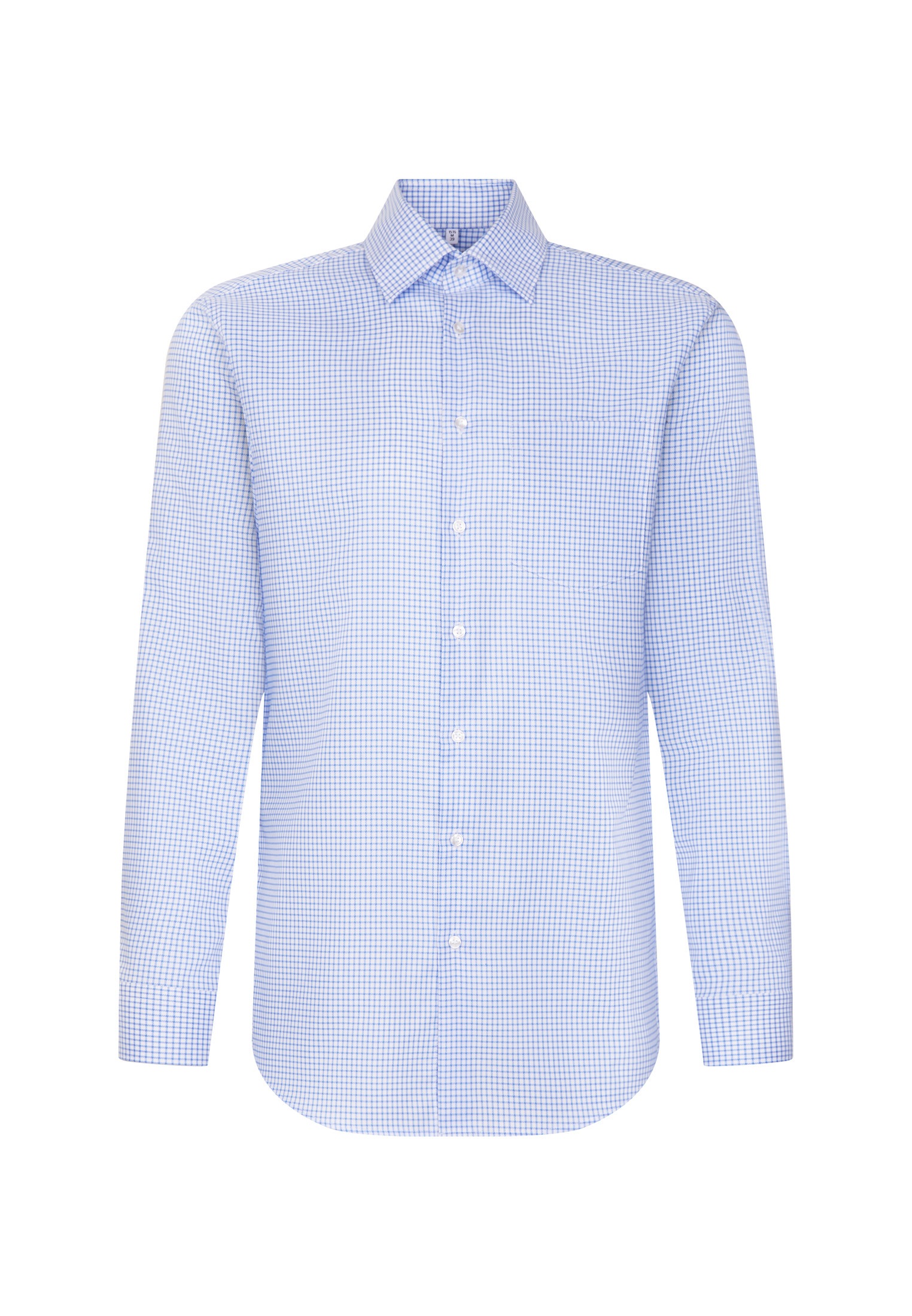 seidensticker Businesshemd »Schwarze Rose« Comfort 1/1 Covered-Button-Down-Kragen Karo