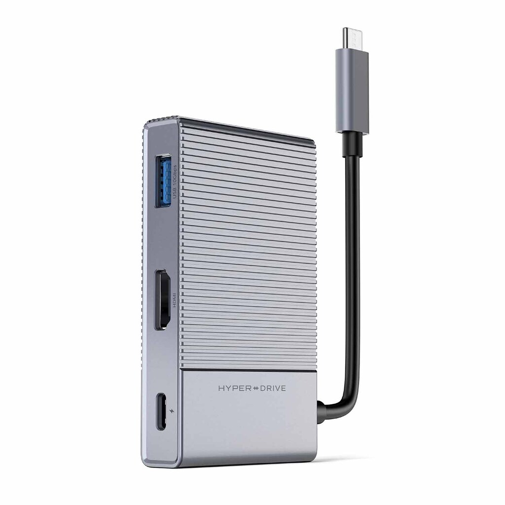 Hyper Notebook-Adapter »HyperDrive Gen2 USB-C 6-in-1 Hub«, USB-C zu HDMI-USB Typ A-3,5-mm-Klinke-USB-C