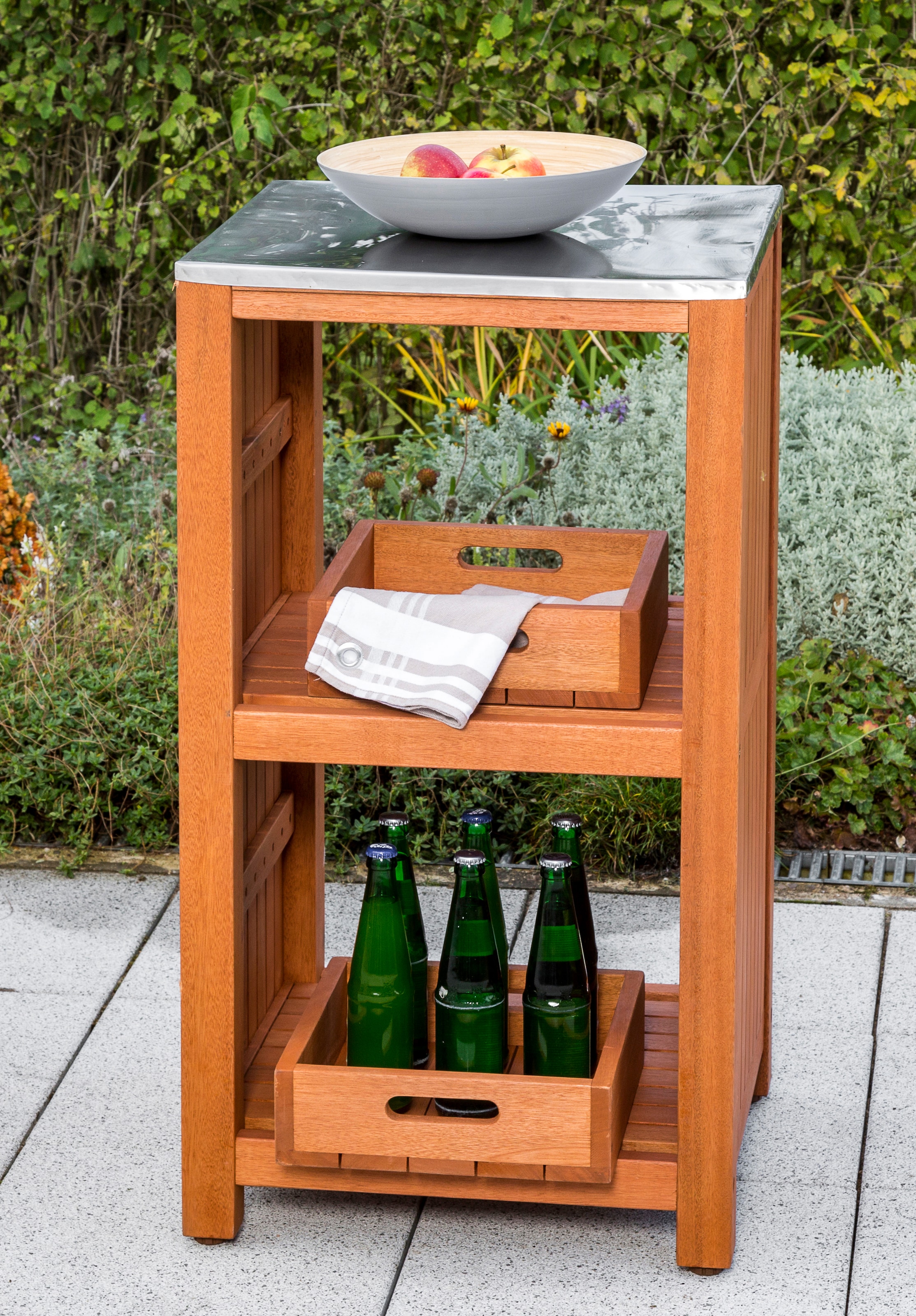 Akazie Sideboard Gartentisch, OTTO für kaufen MERXX bei Spültisch,