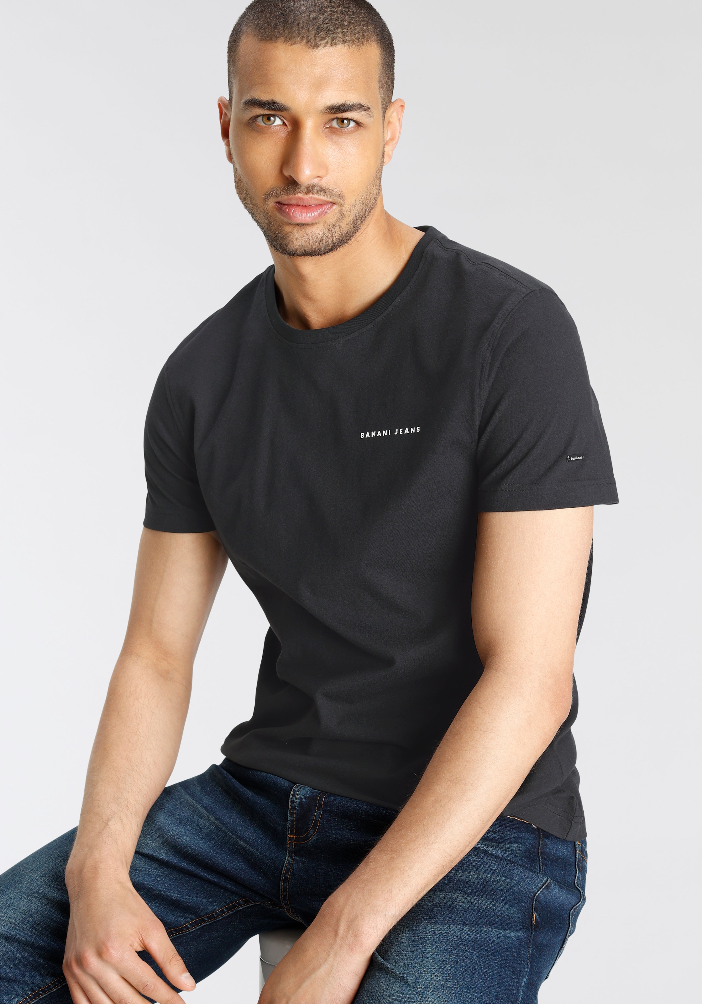 T-Shirt, Banani OTTO coolem Bruno online mit bei kaufen Rückenprint