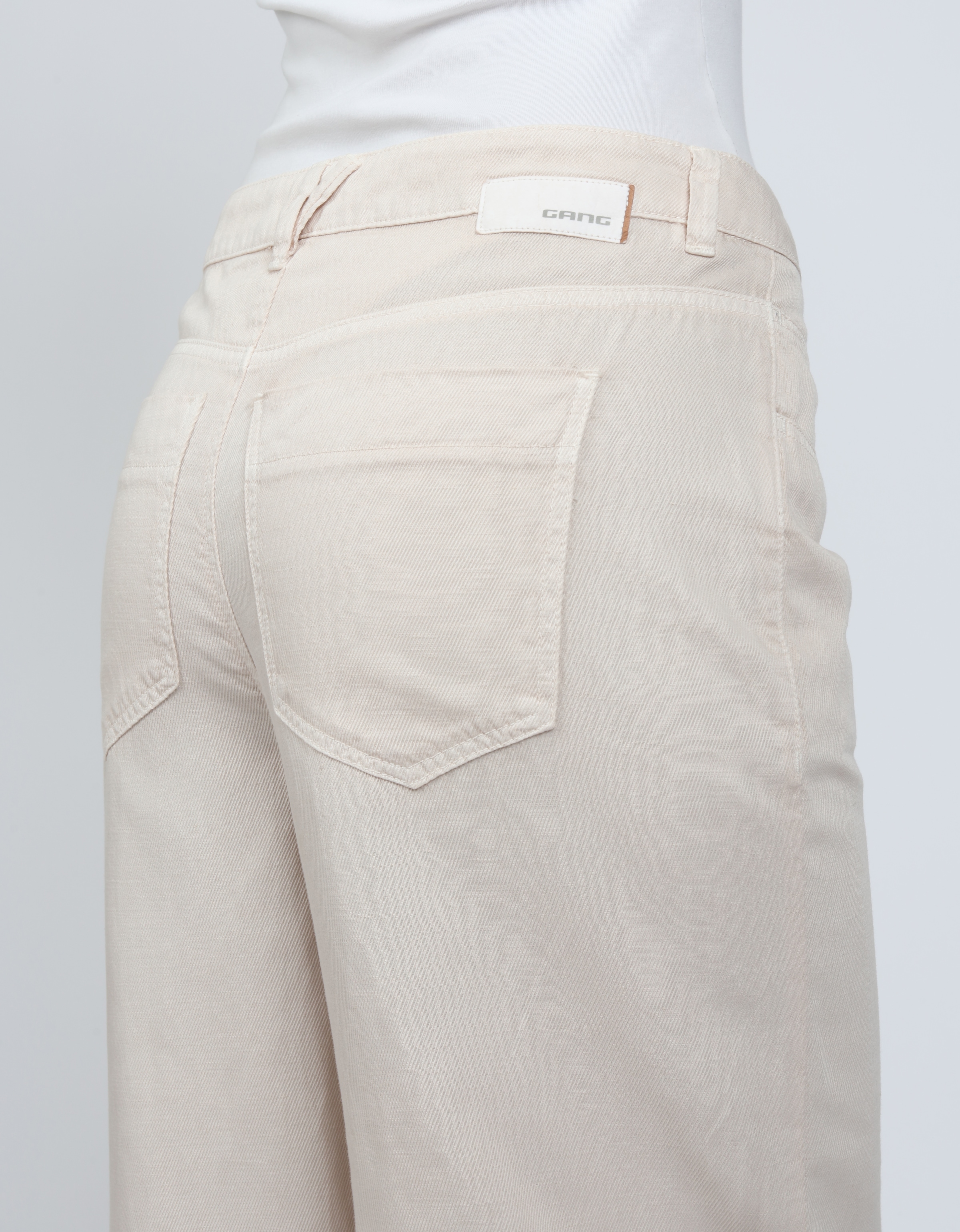 GANG Weite Jeans »94CARLOTTA«, weiter Fit im bodenlangen Palazzo-Style