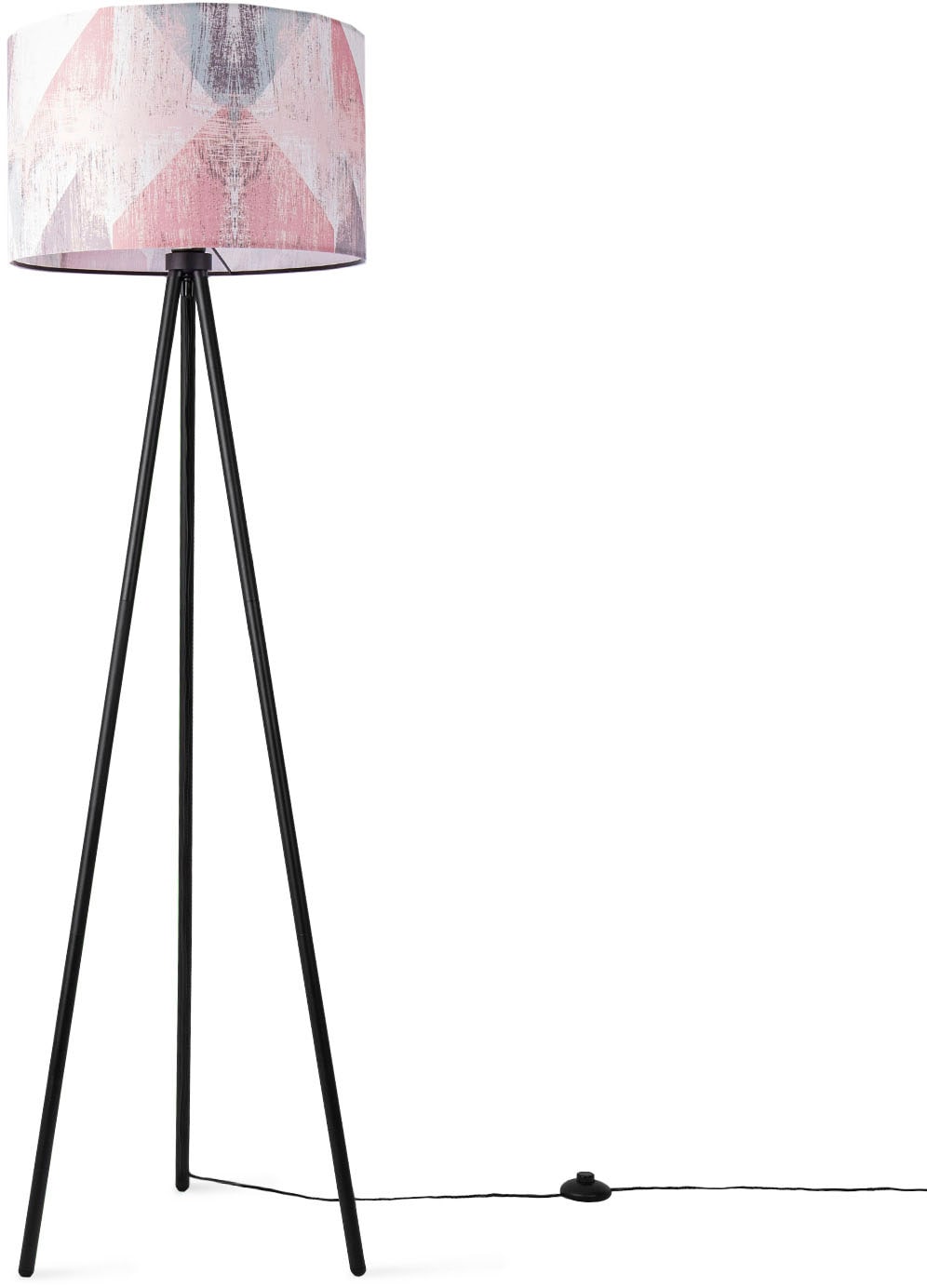 Paco Home Stehlampe »Trina Mero«, Leuchtmittel E27 | ohne Leuchtmittel, Standleuchte Wohnzimmer Schlafzimmer E27 Hell Pastell Vintage