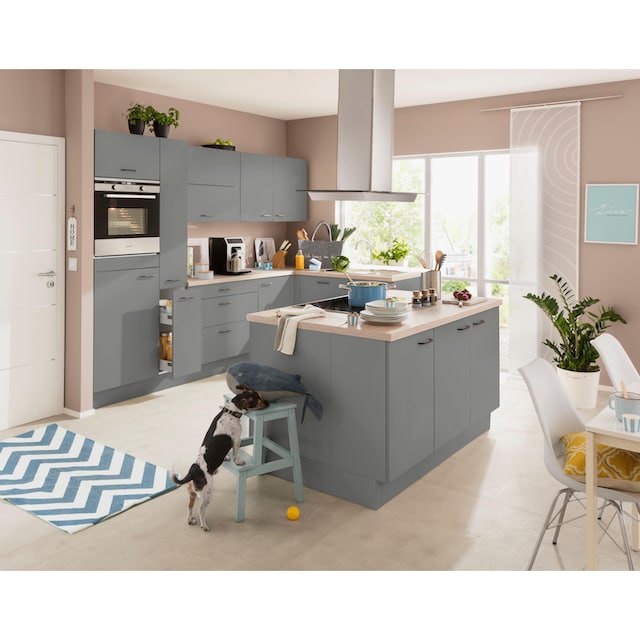Soft-Close-Funktion, 265 mit online bestellen x 175 cm OPTIFIT »Elga«, Premium-Küche OTTO Winkelküche bei Stellbreite