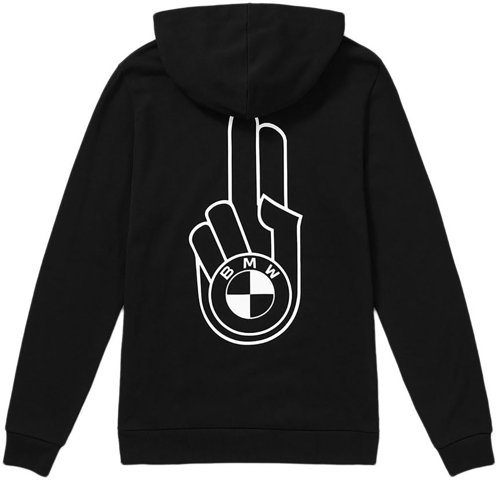 BMW Hoodie, mit Druck auf Brusthöhe