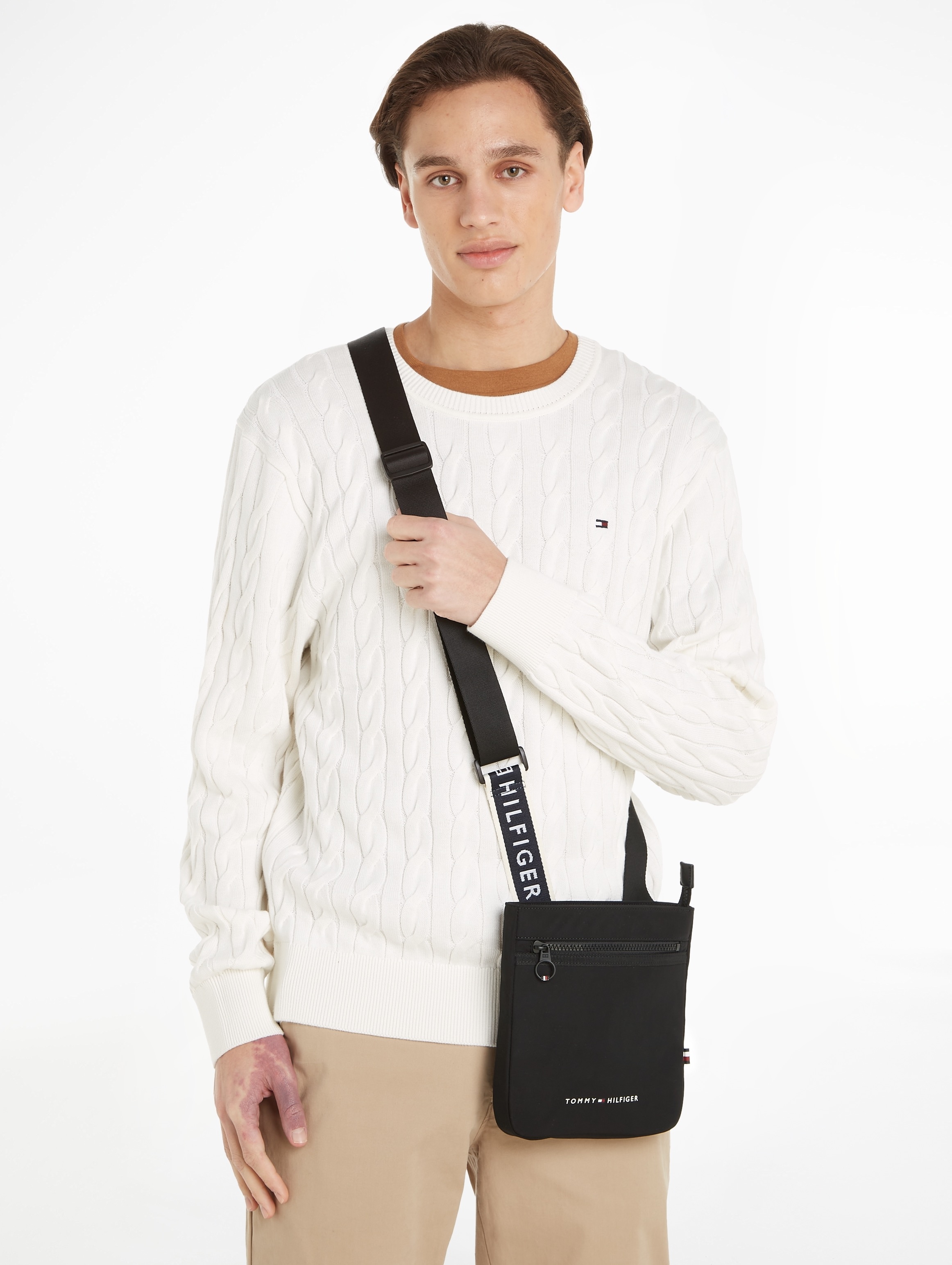 SKYLINE MINI OTTO »TH mit Mini Streifendetail charakteristischem Shop Online Tommy Hilfiger im Bag CROSSOVER«,
