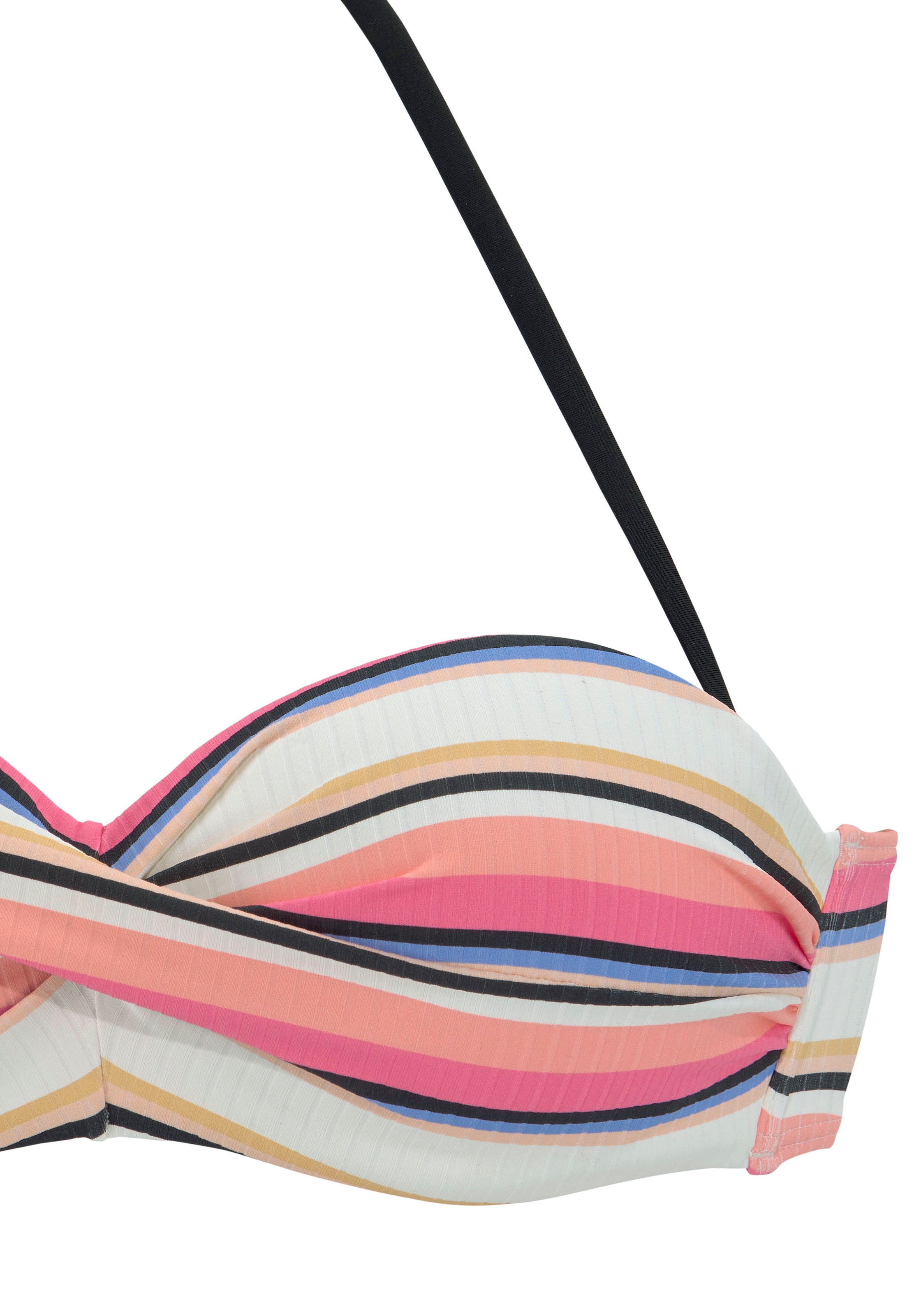 Venice Beach Bügel-Bandeau-Bikini, mit strukturierter Ware