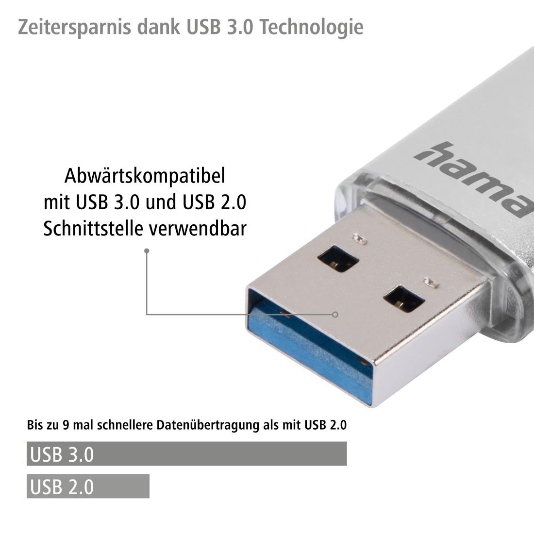 Hama USB-Stick »C-Laeta, Type-C USB 3.1/USB 3.0«, (USB 3.1)