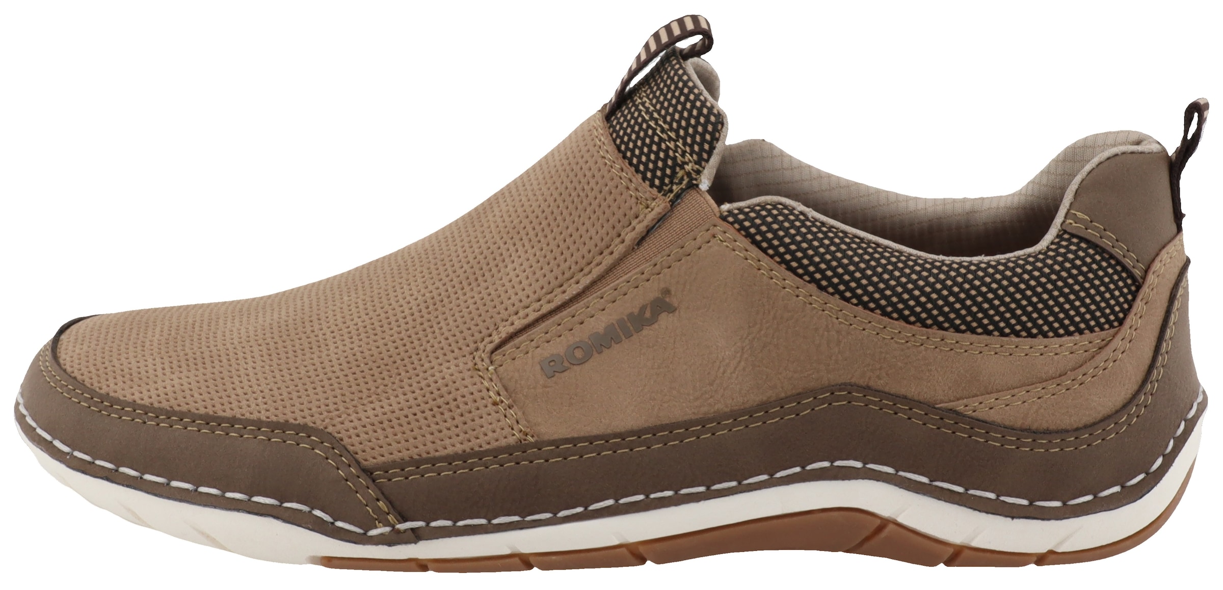 Romika Slipper, Halbschuh, Schlupfschuh, Herrensneaker mit Wechselfußbett