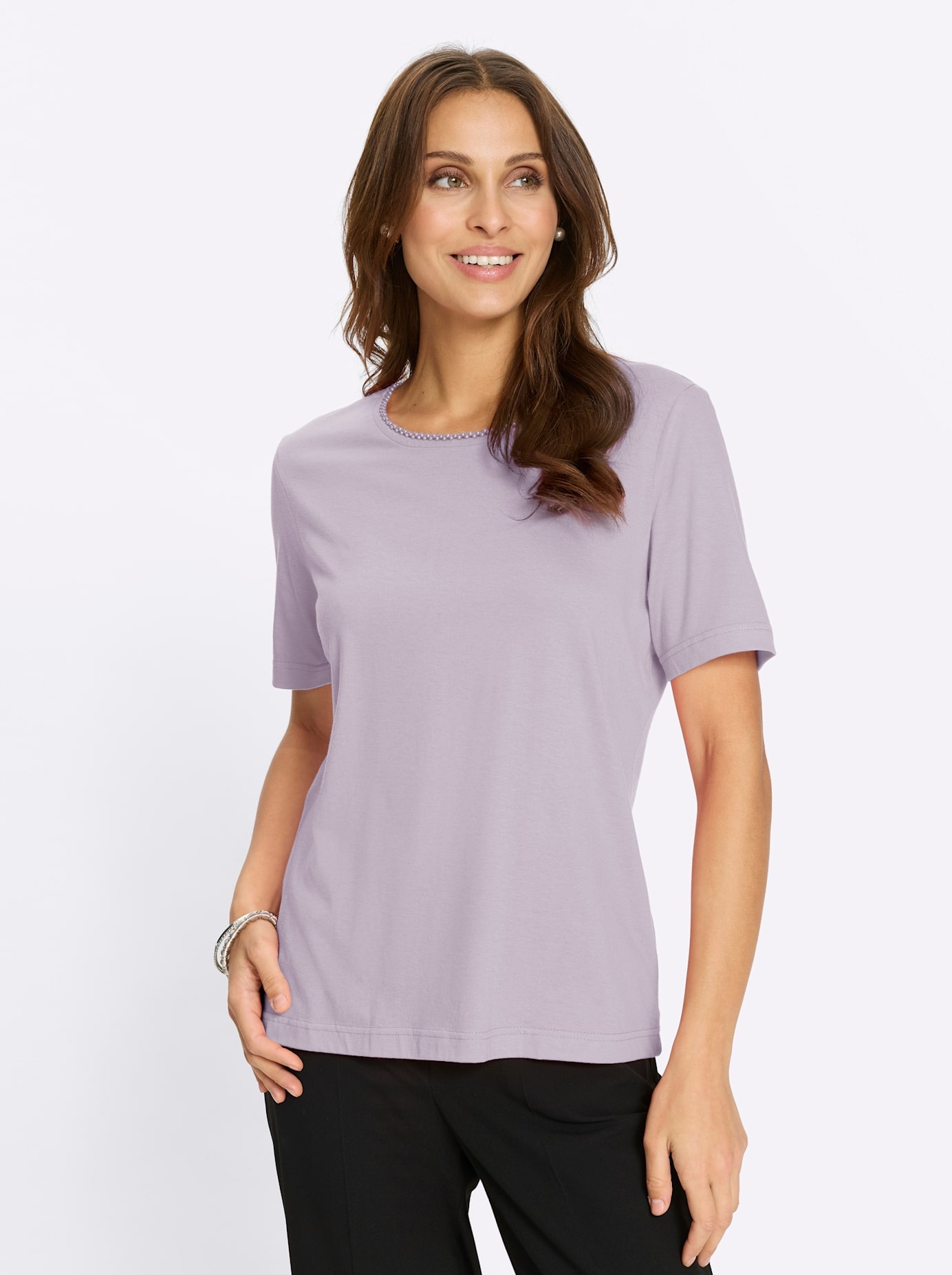 Lady Rundhalsshirt »Rundhals-Shirt« 1 tlg.