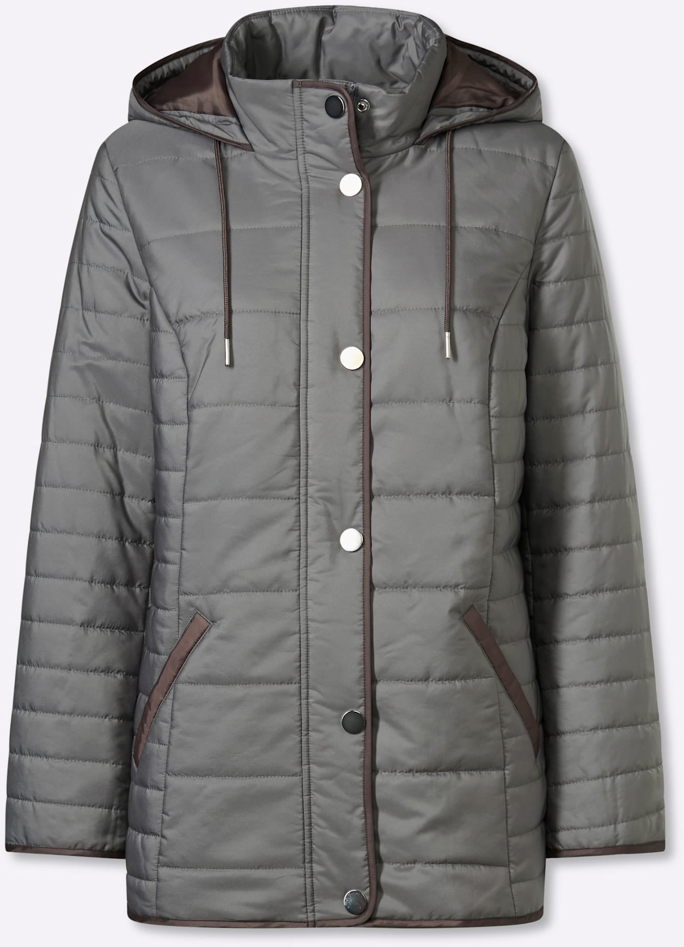 Classic Basics Steppjacke mit Kapuze