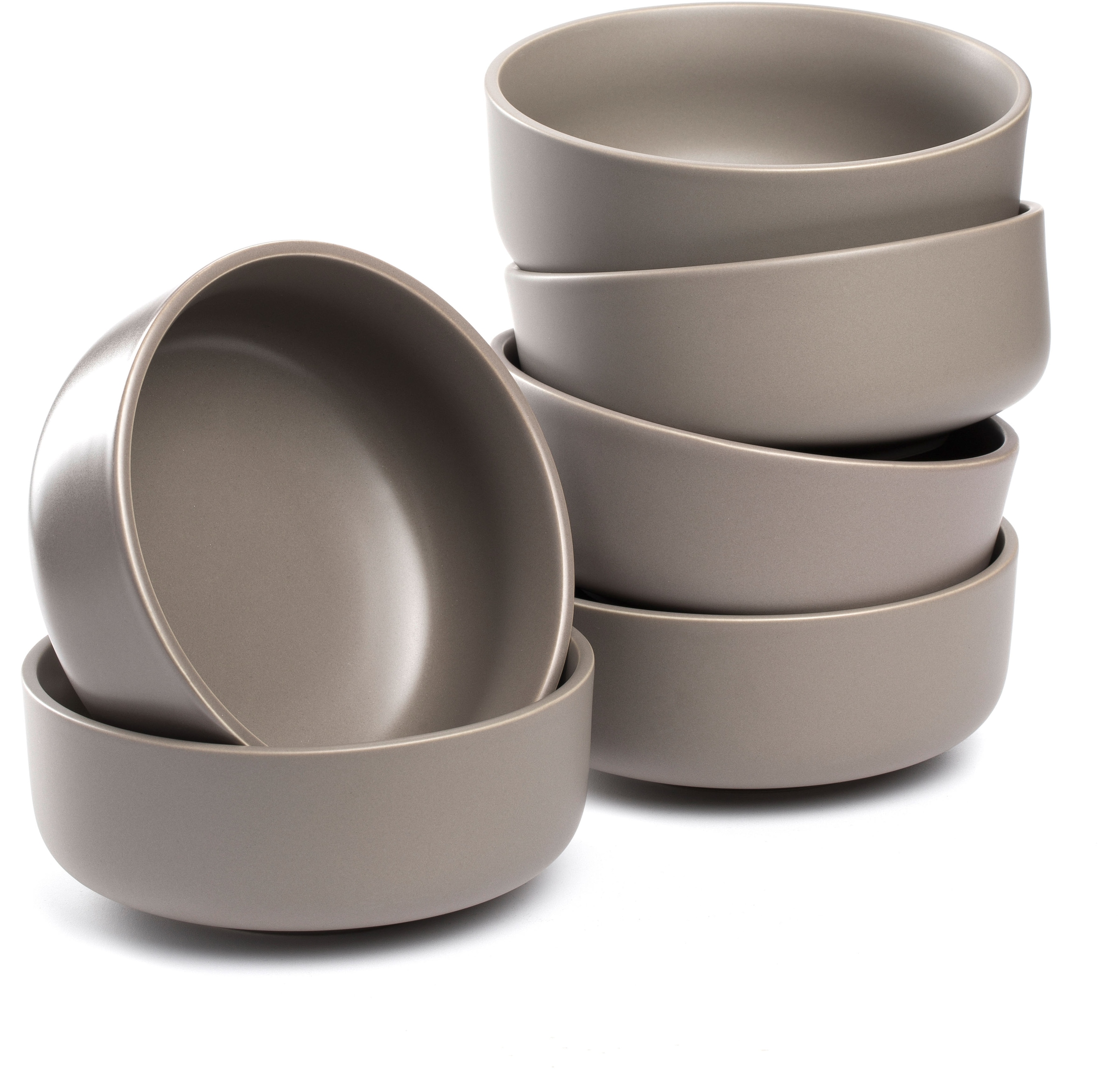 LEONARDO Schale »Keramikschale ROMA, ca. 16 cm, 6er-Set« 6 Stk. aus Keramik spülmaschinengeeignet