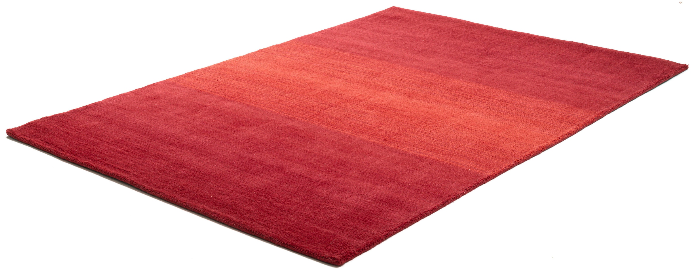THEKO Wollteppich »Wool Comfort«, rechteckig, Handweb Teppich, reine Wolle, handgewebt, brilliante Farben, Scandi
