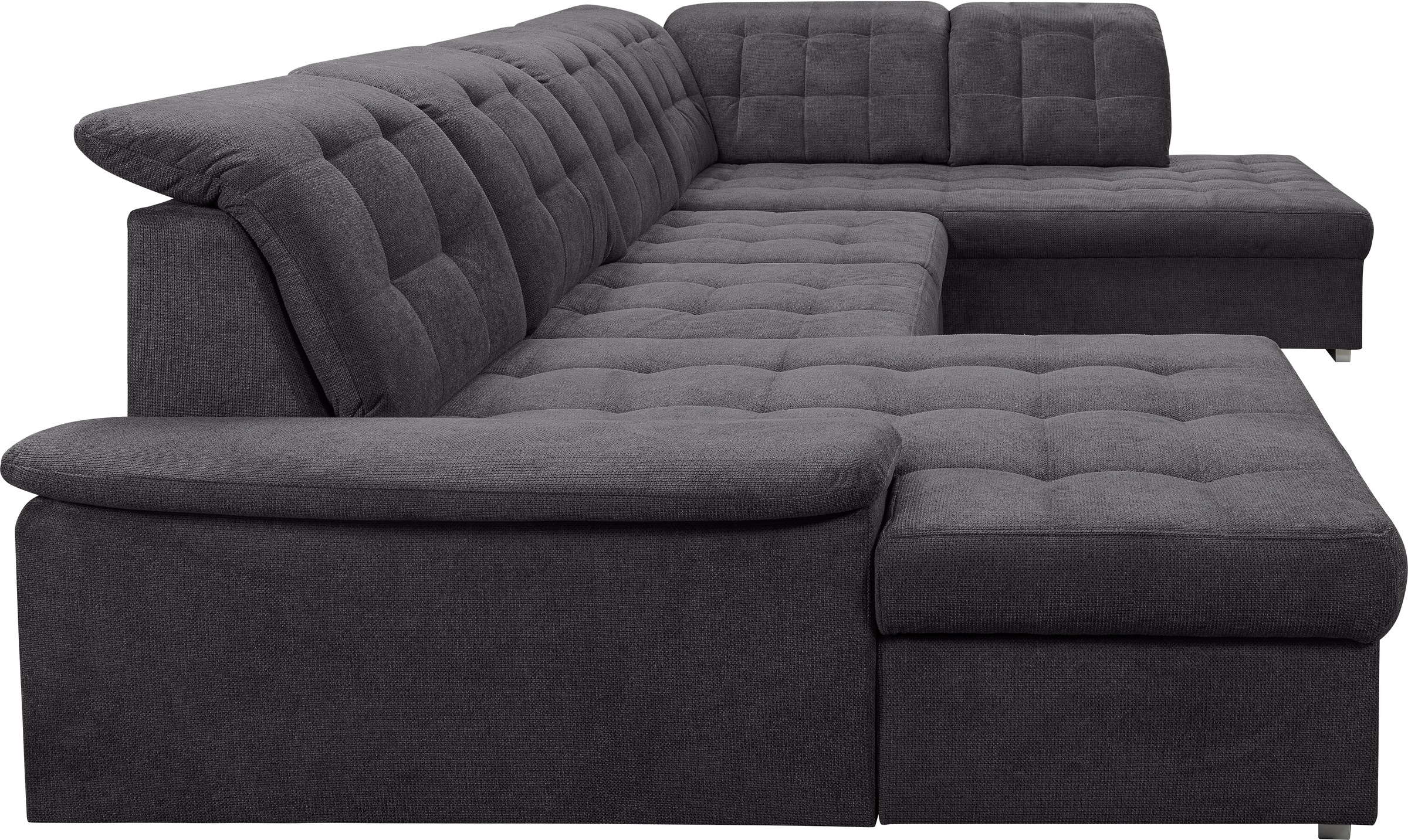 WERK2 Wohnlandschaft »Kordula-New U-Form«, Sofa in U-Form mit Schlaffunktion & Bettkasten, Schlafcouch