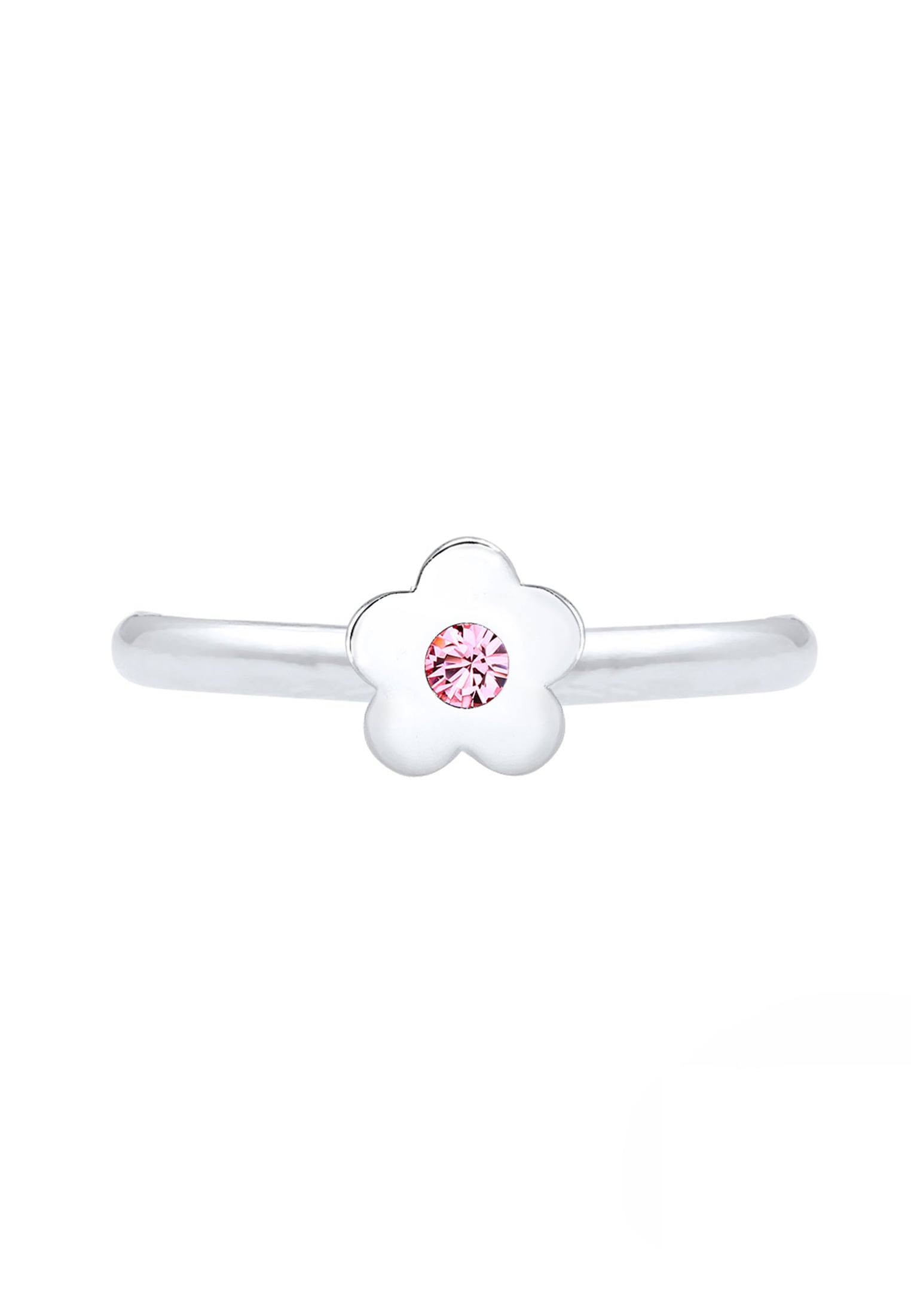 Elli Fingerring »Ring Kinder Blume Kristall 925 Silber«