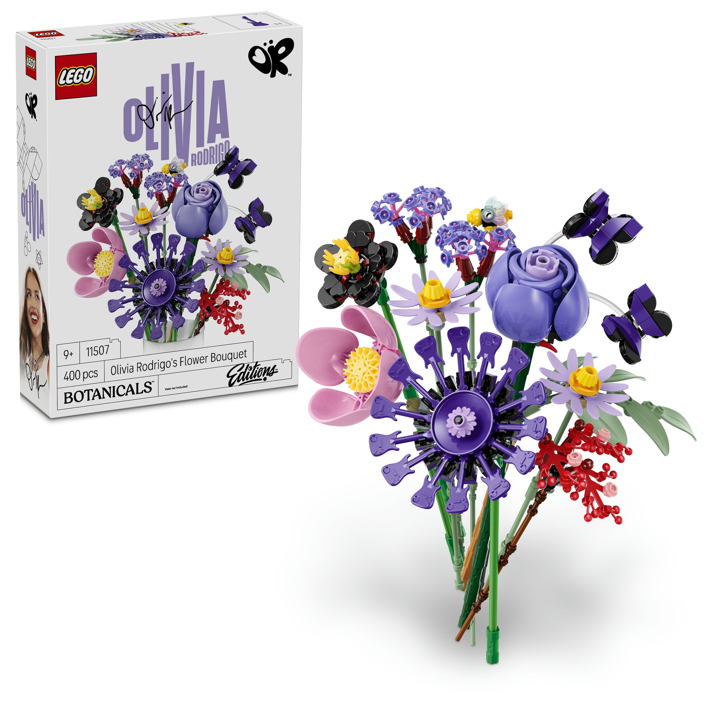 LEGO® Konstruktionsspielsteine »Olivia Rodrigos Blumenstrauß (11507), LEGO Botanicals« Made in Europe
