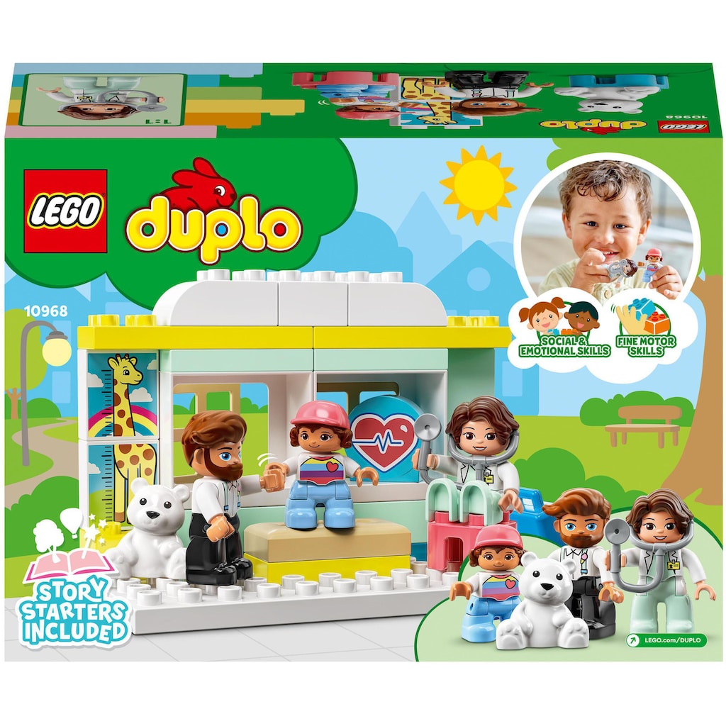 LEGO® Konstruktionsspielsteine »Arztbesuch (10968), LEGO® DUPLO«, (34 St.)