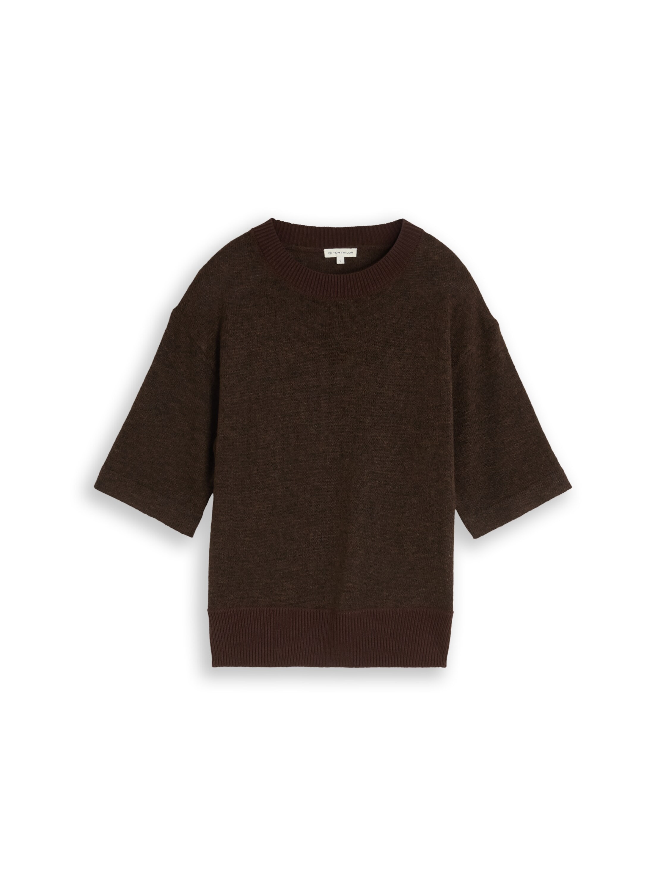 TOM TAILOR Strickpullover »Regular« Sommer-Strickpullover / Halbarm