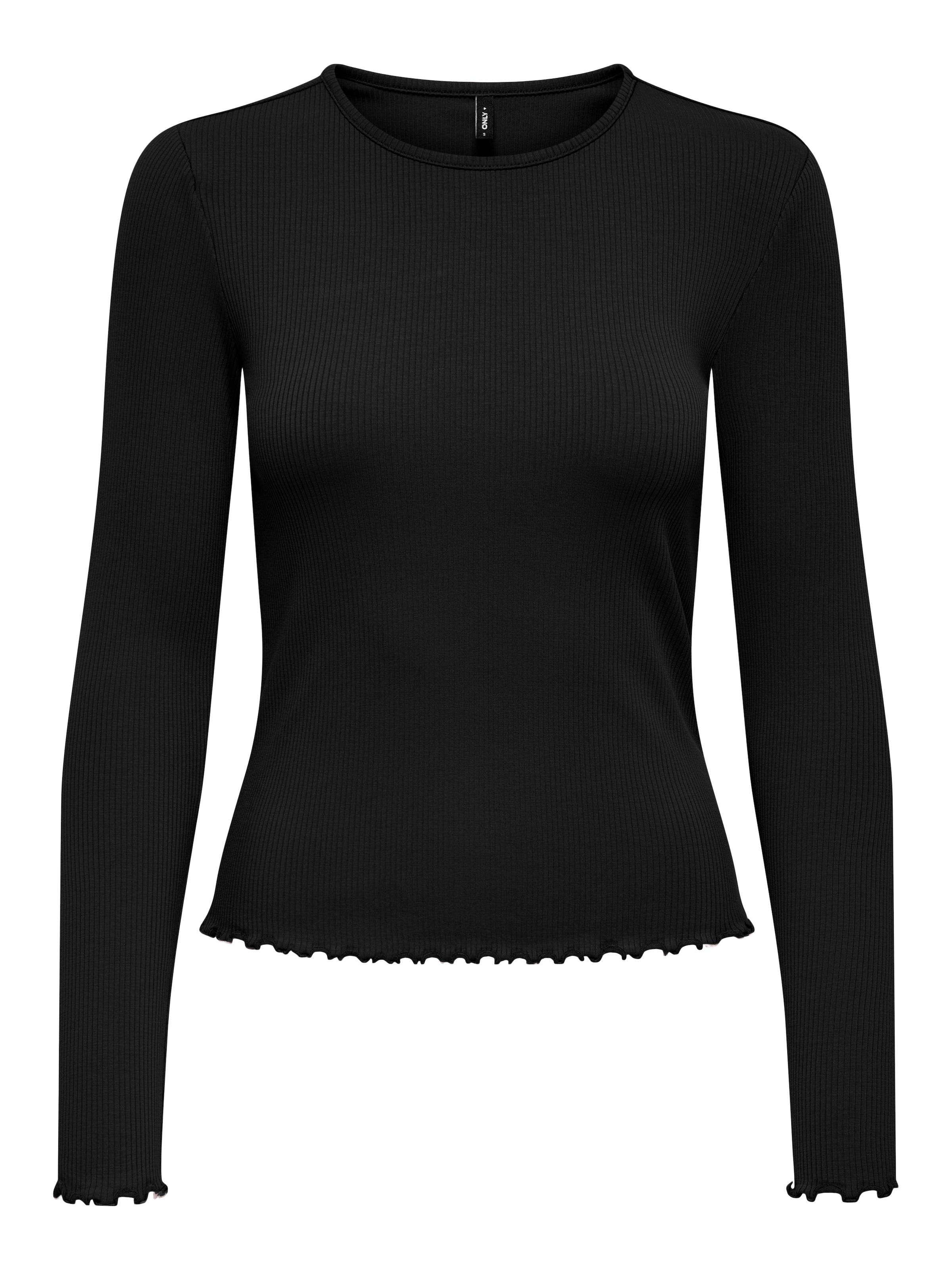 ONLY Langarmshirt »ONLINA L/S O-NECK TOP JRS«