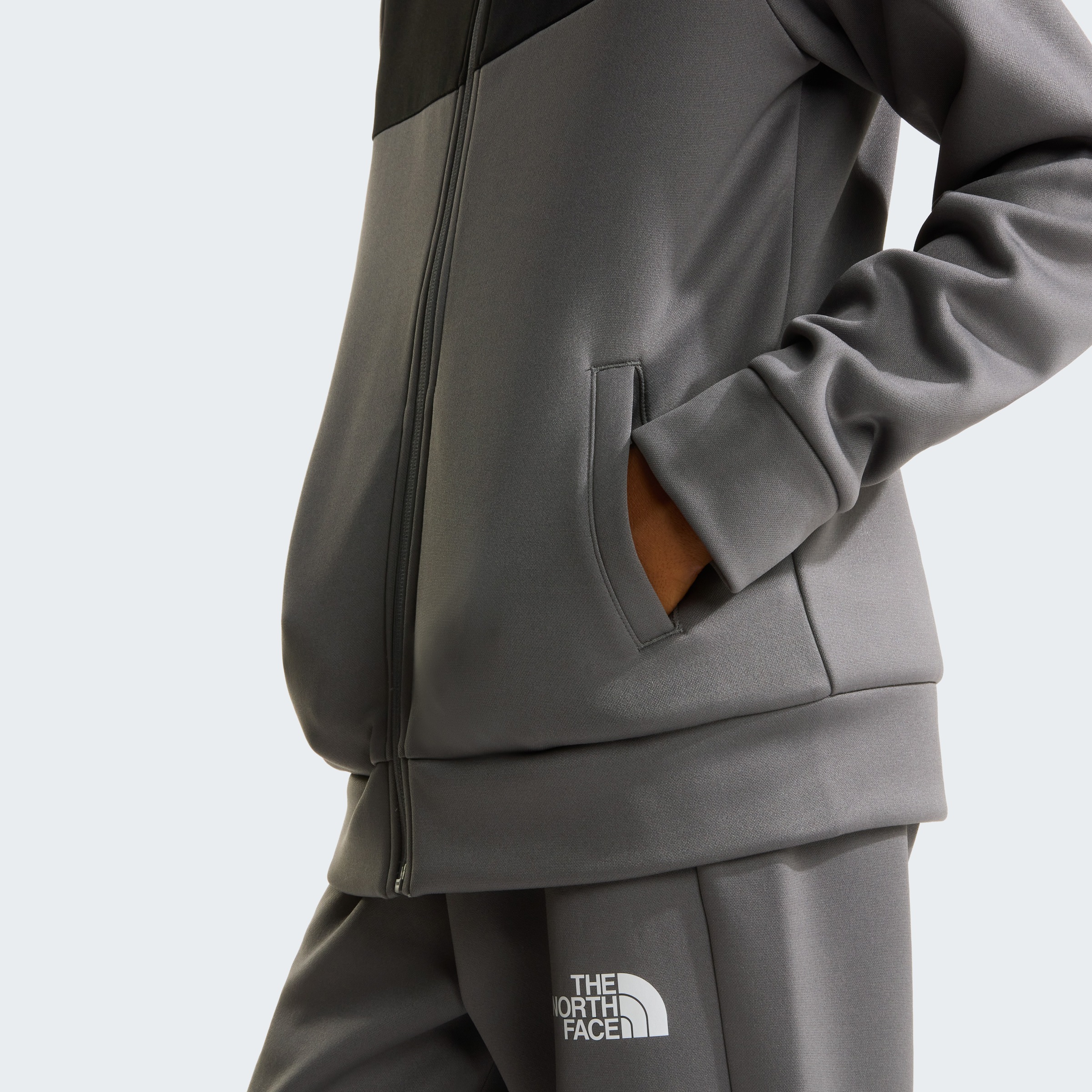 The North Face Fleecejacke »TEEN REAXION FZ HOODIE« für Jugendliche, sportlicher Stil, mit Reißverschluss