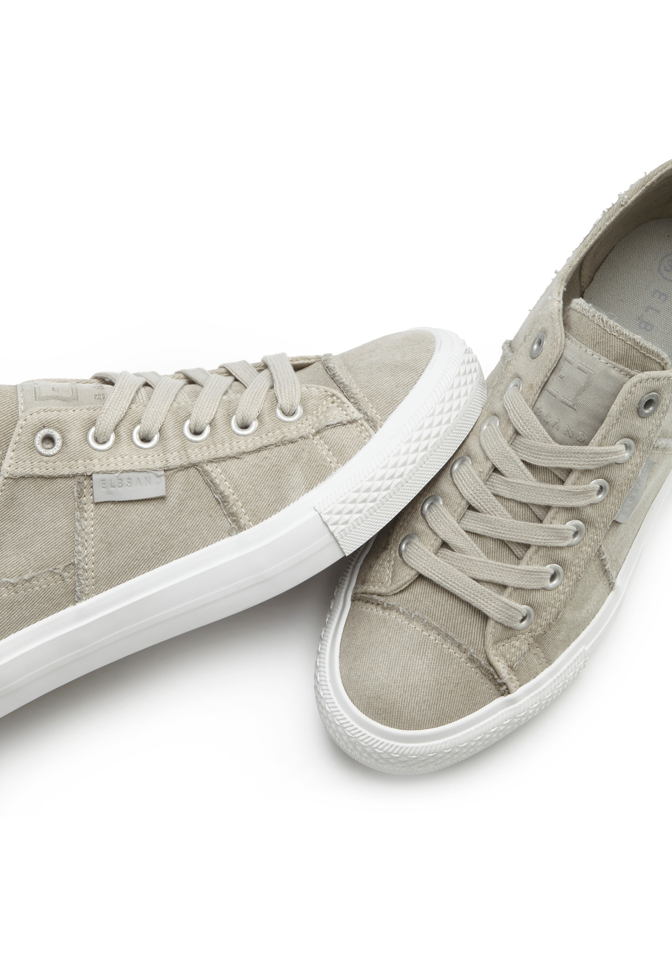 Elbsand Sneaker »Schnürschuh, Stoffschuhe, Textilschuhe, Turnschuh, Freizeitschuh«  Schnürhalbschuh aus Textil in modernem Used-Look VEGAN