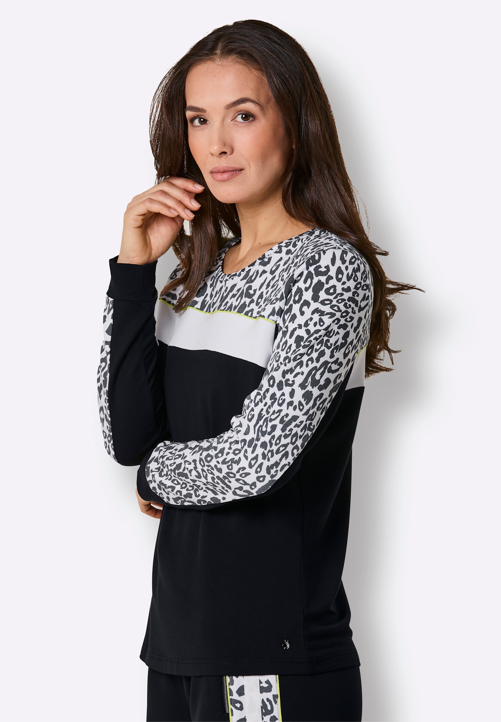 creation L Sweatshirt »Modal-Viskose-Shirt Langarmshirt in Lyocell-Qualität«, 1 Stk.

