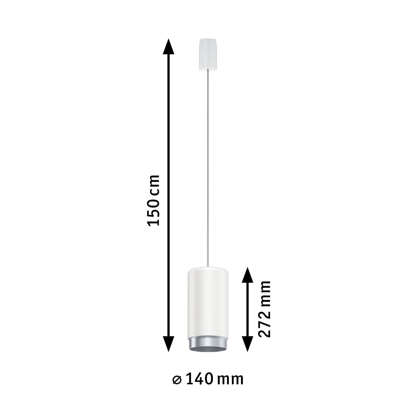 Paulmann Schienensystem-Leuchten »URail Pendel Corus E27 max. 50W dimmbar 230V«