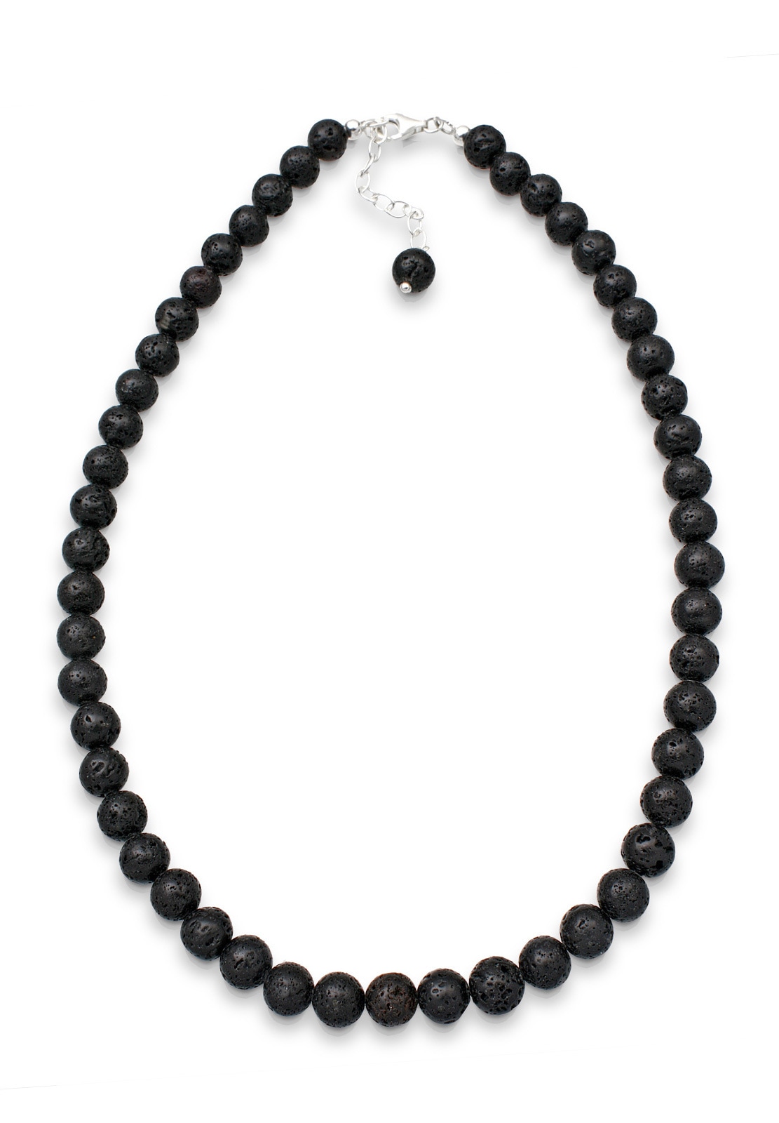 Elli Silberkette »Halskette Lava Perlen 925 Sterling Silber«